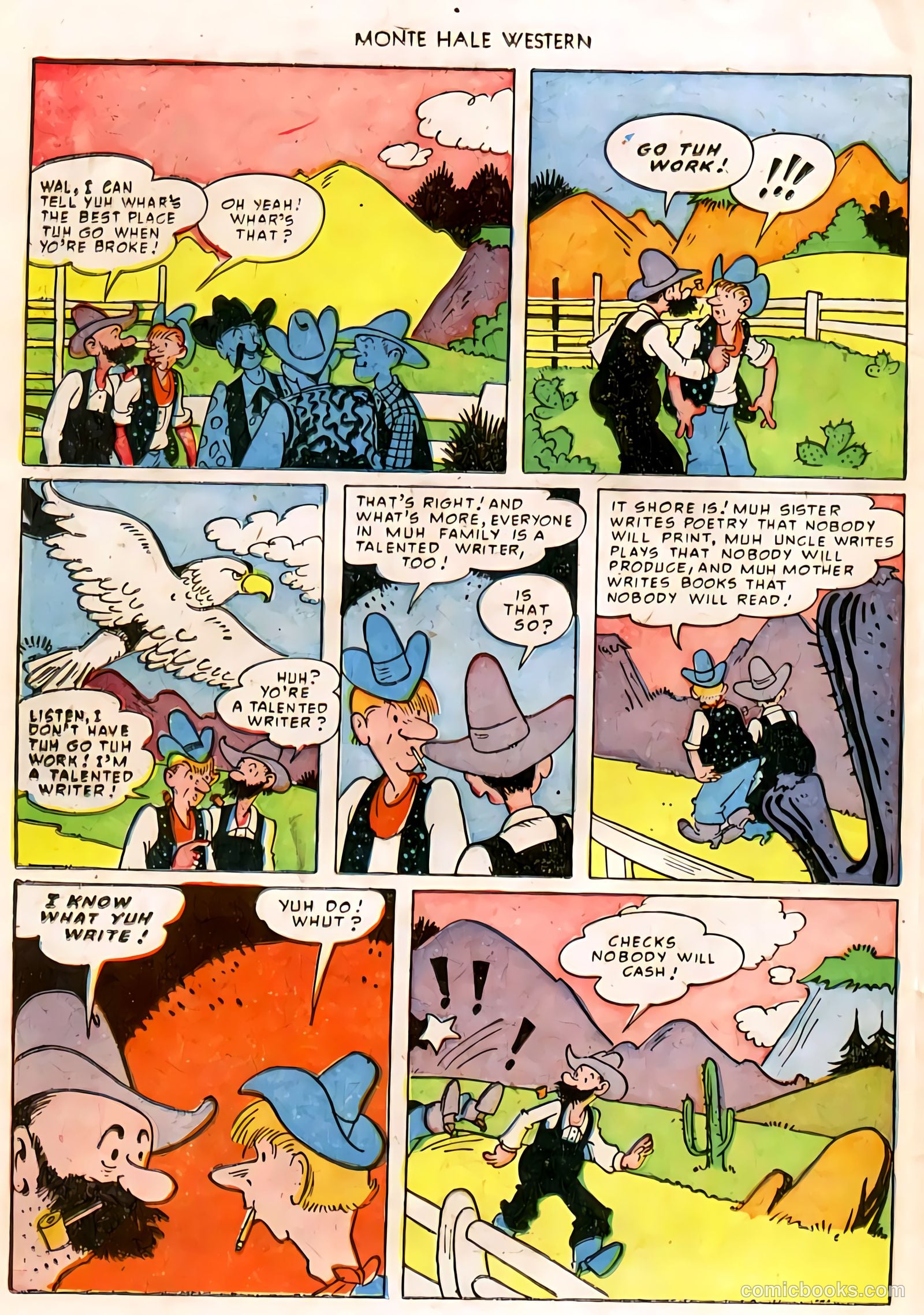 Monte Hale Western #58 (1951) — page 29 of 49