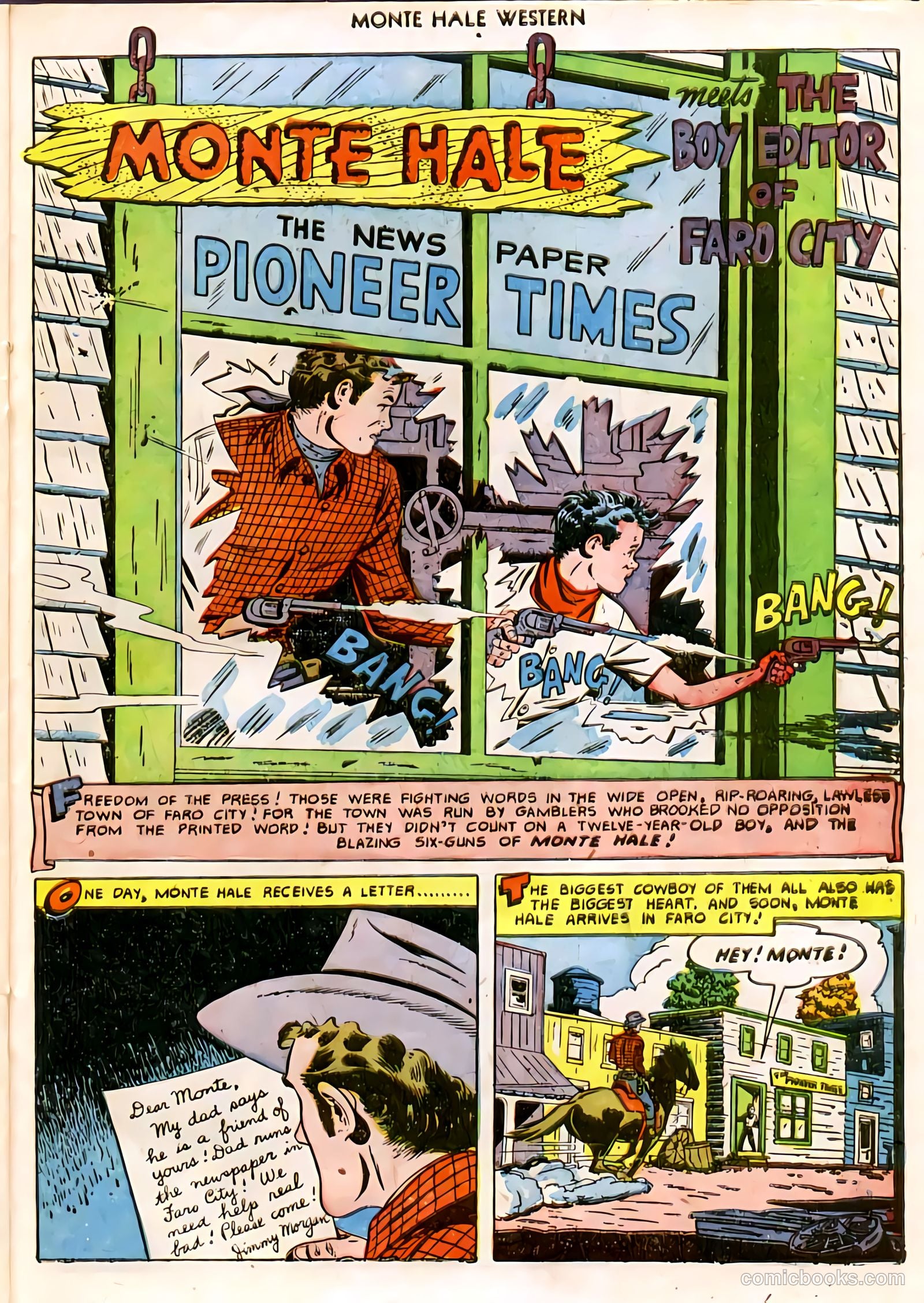 Monte Hale Western #58 (1951) — page 30 of 49