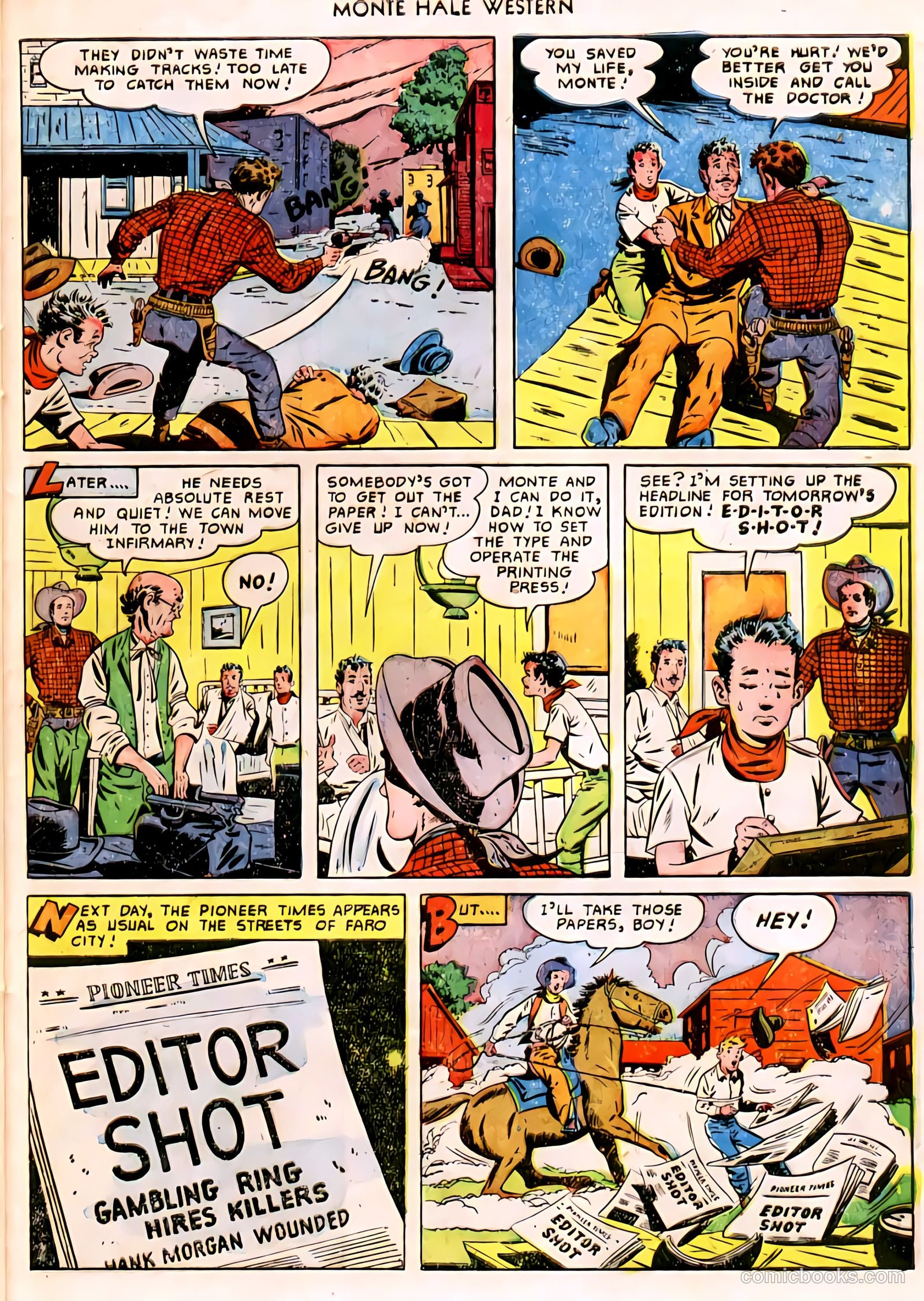 Monte Hale Western #58 (1951) — page 32 of 49