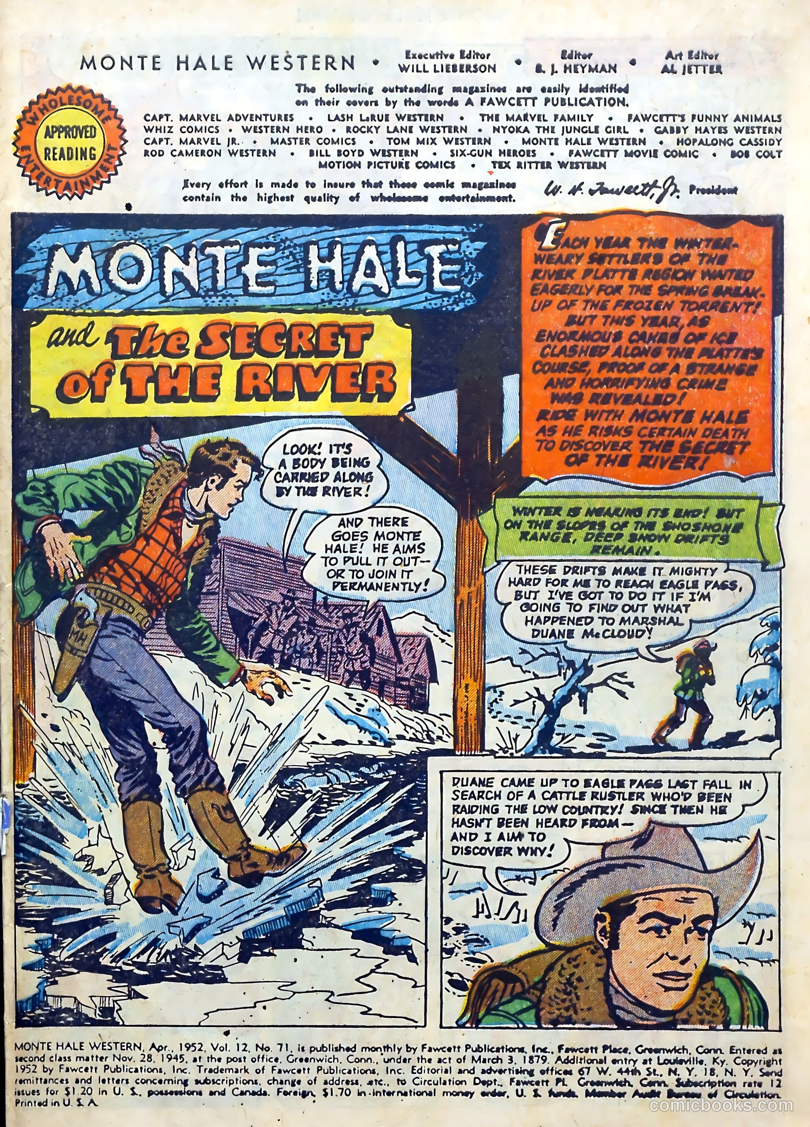 Monte Hale Western #71 (1952) — page 2 of 33