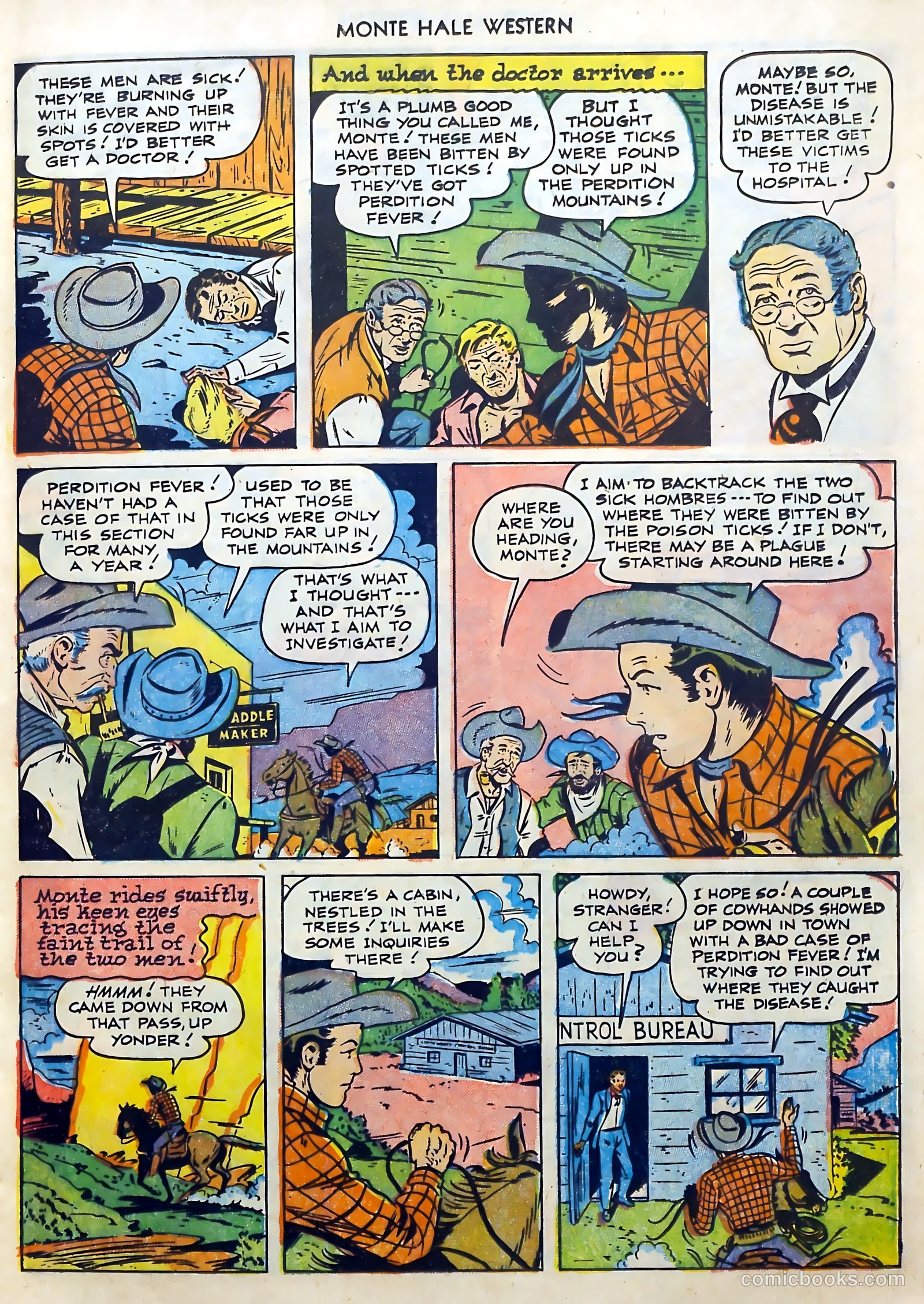 Monte Hale Western #71 (1952) — page 16 of 33