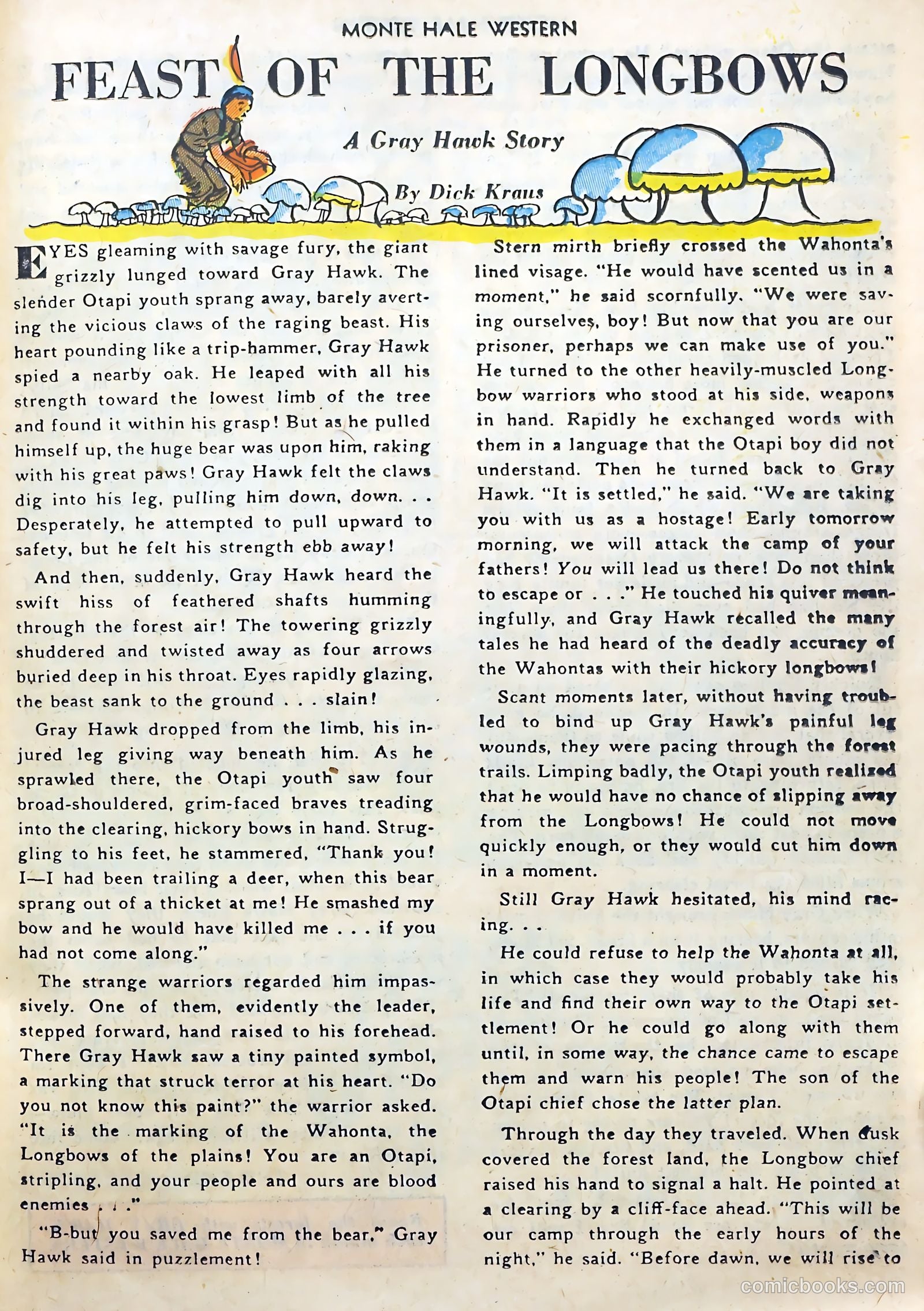 Monte Hale Western #71 (1952) — page 22 of 33