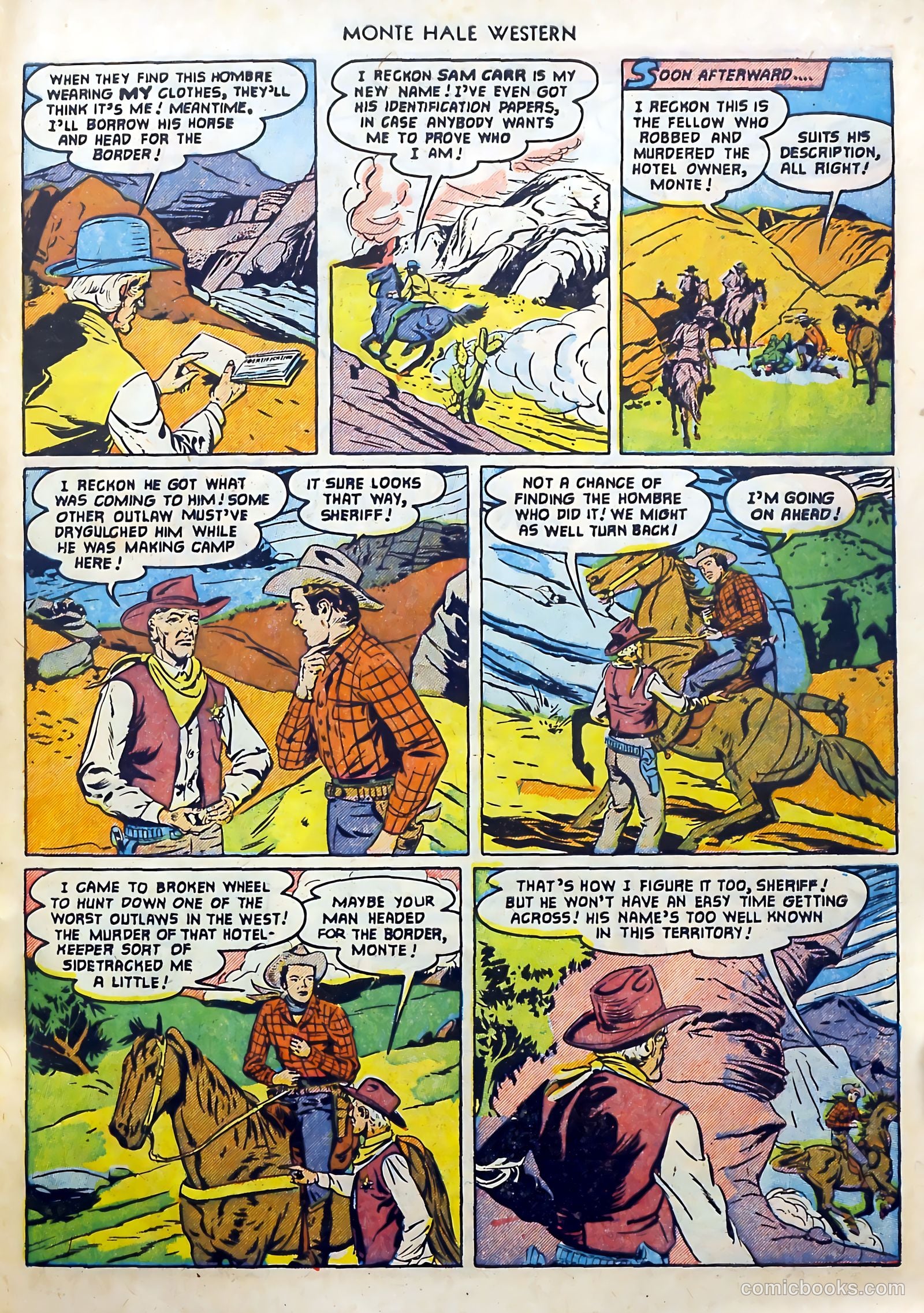 Monte Hale Western #71 (1952) — page 30 of 33