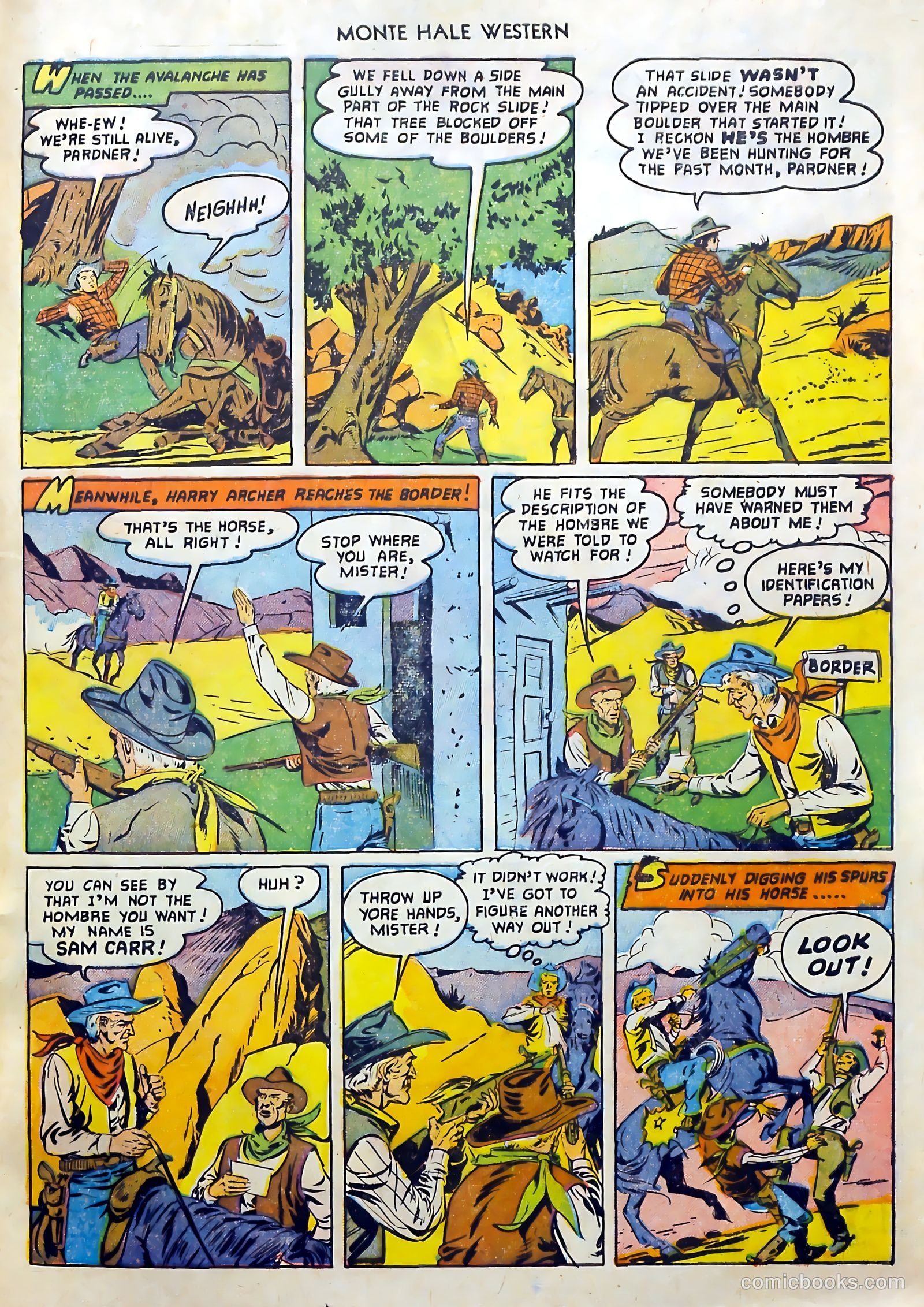 Monte Hale Western #71 (1952) — page 32 of 33