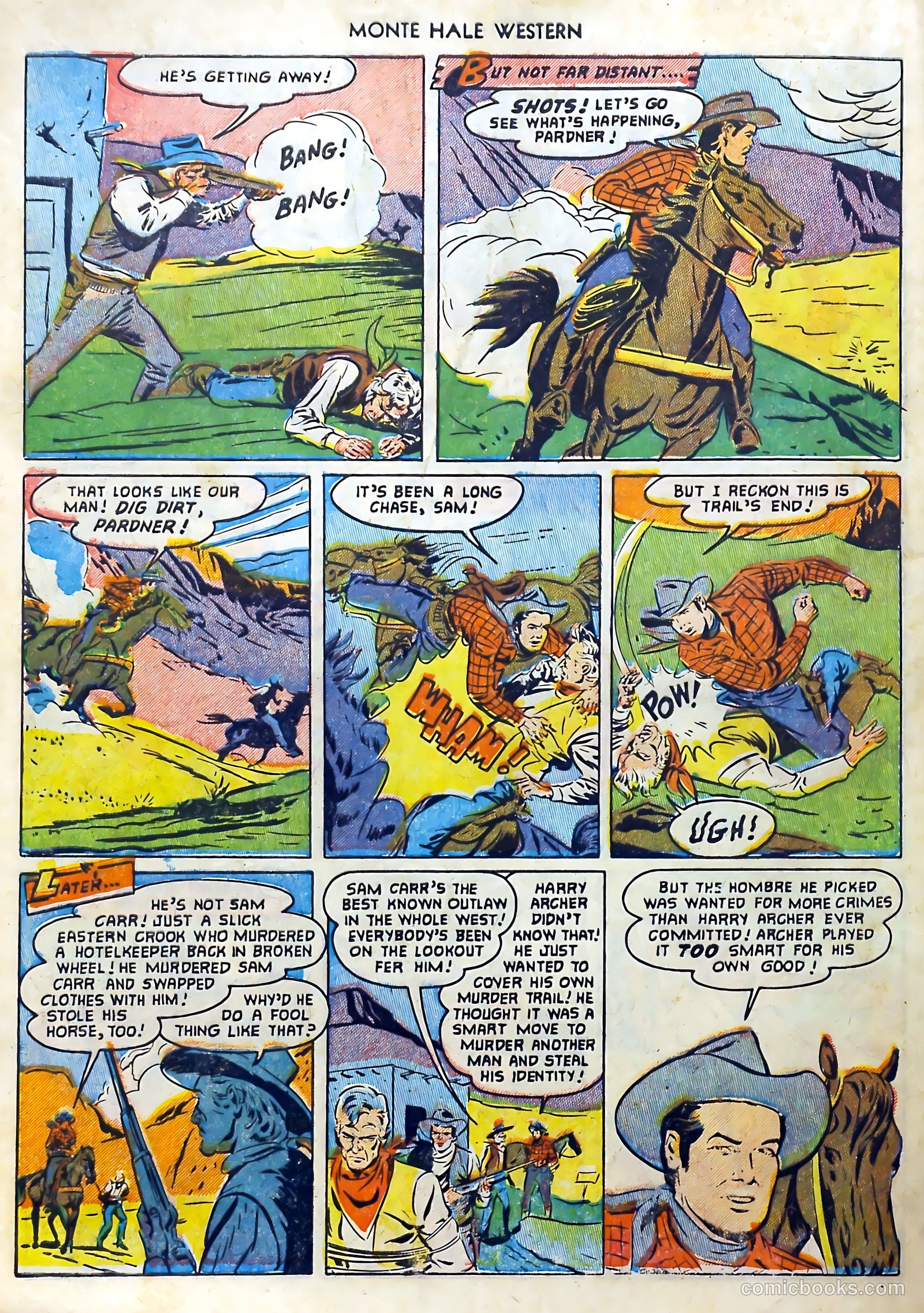 Monte Hale Western #71 (1952) — page 33 of 33