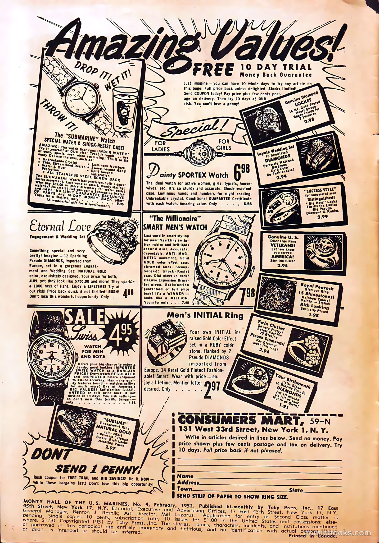 Monty Hall #4 (1956, Magazine Management) — page 2 of 36