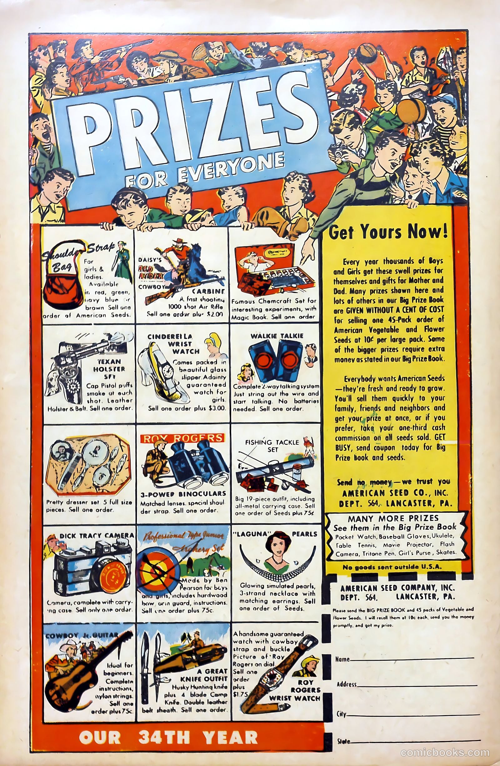 Monty Hall #5 (1956) — page 36 of 36