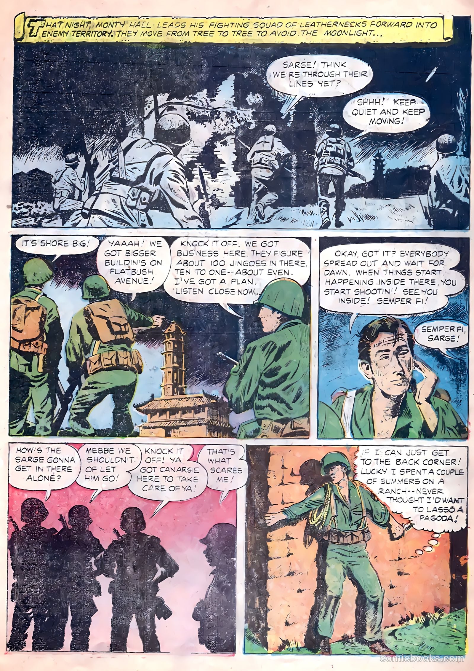 Monty Hall of the U.S. Marines #1 (1951) — page 15 of 36