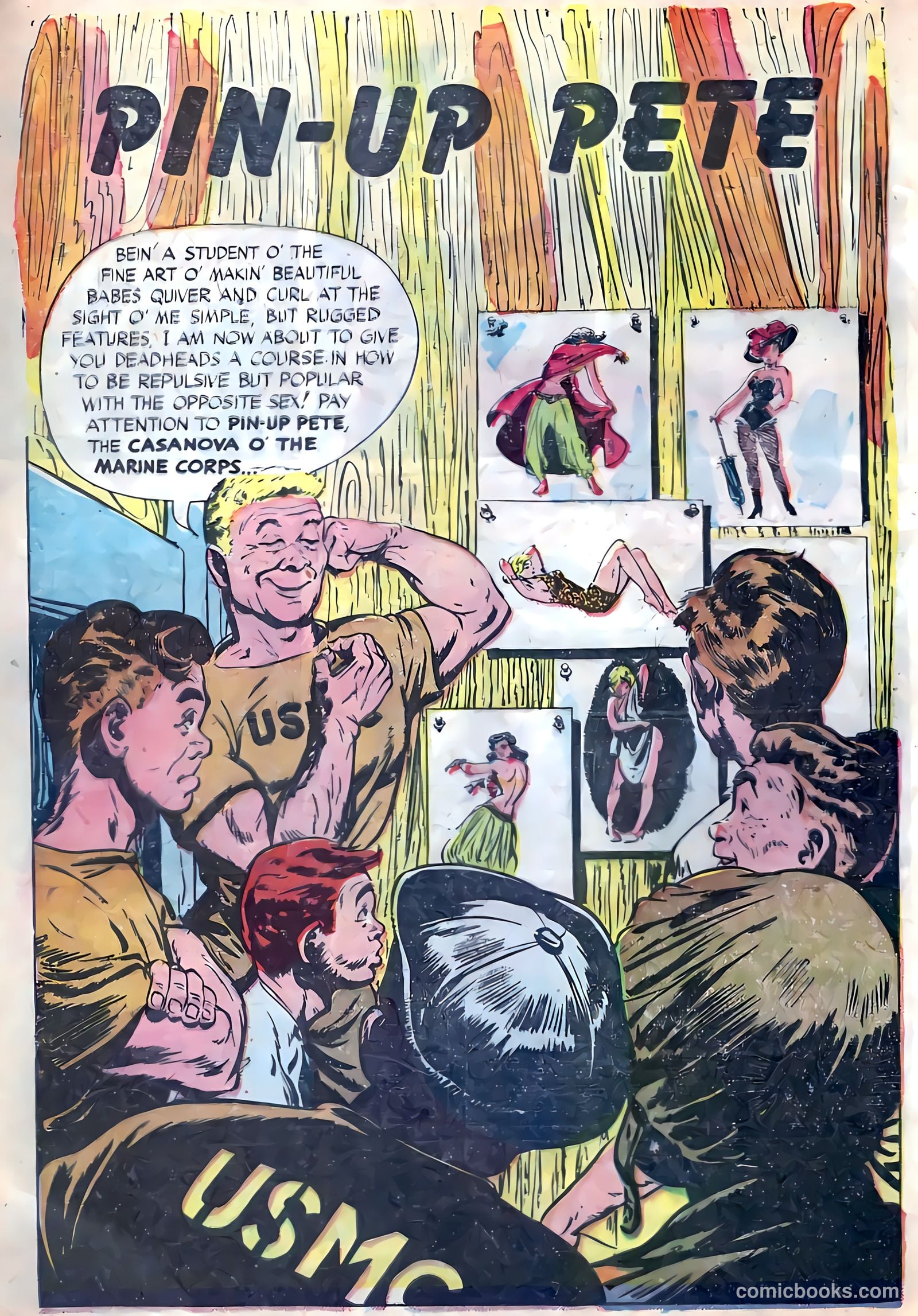 Monty Hall of the U.S. Marines #1 (1951) — page 28 of 36