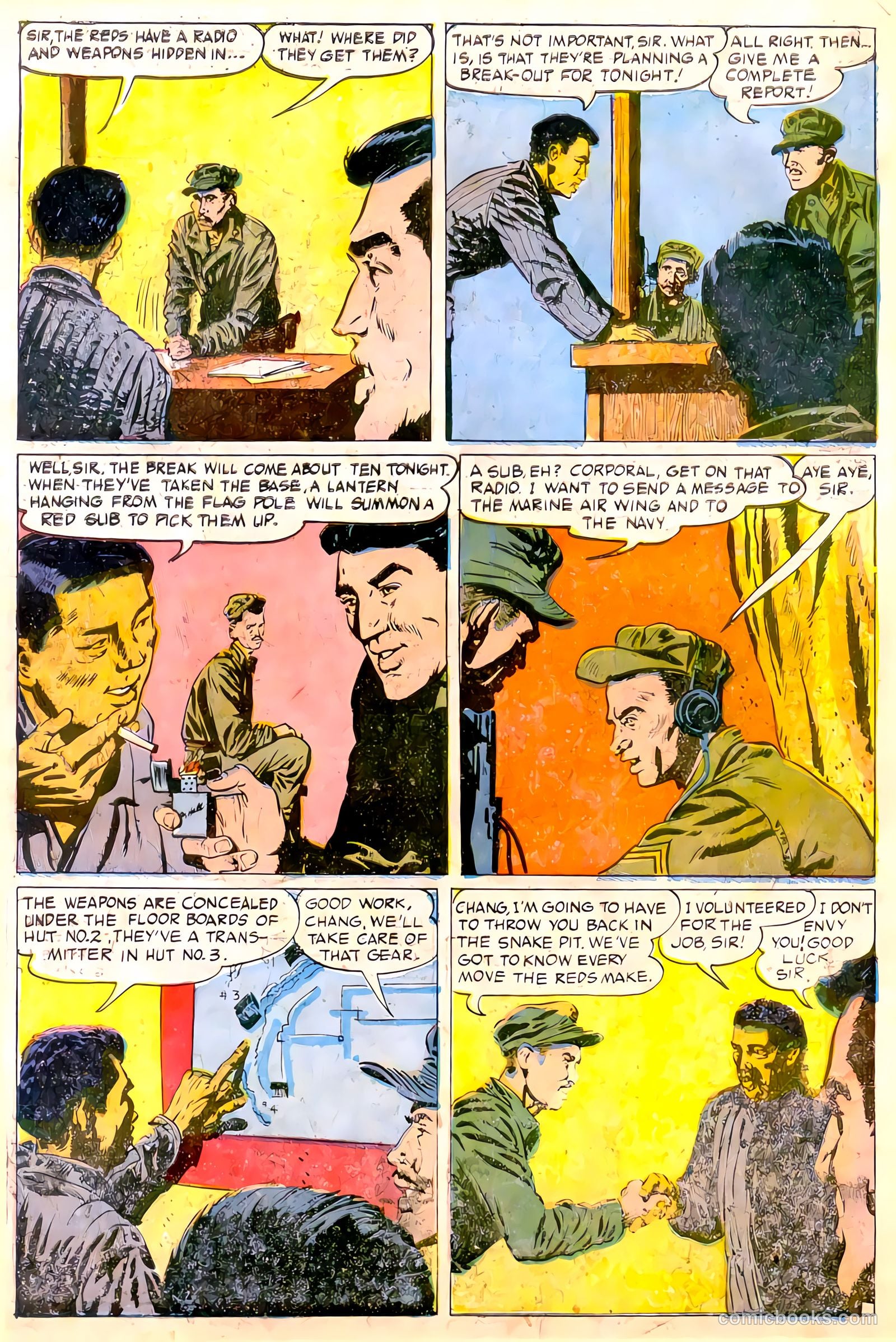 Monty Hall of the U.S. Marines #11 (1953) — page 6