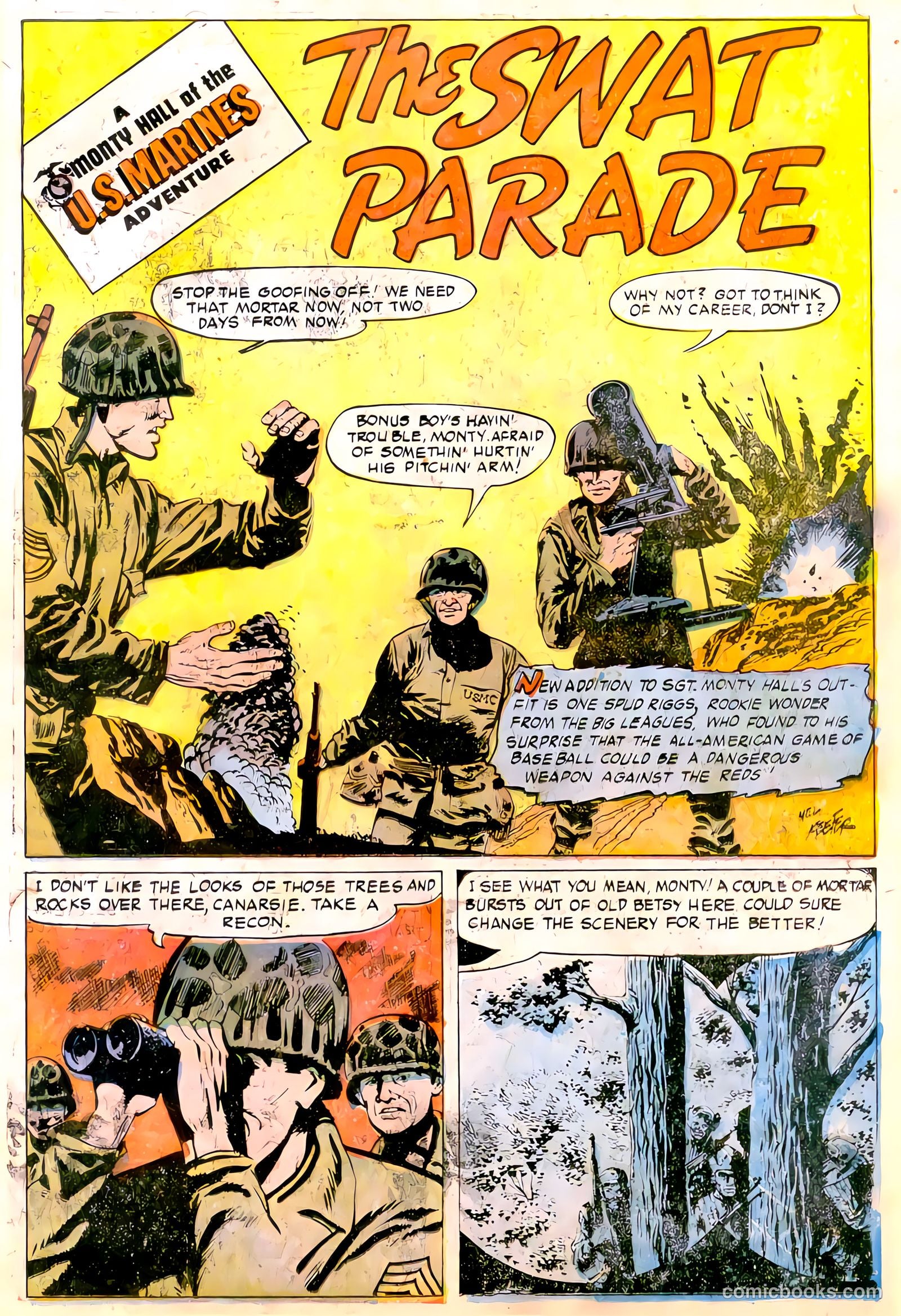 Monty Hall of the U.S. Marines #11 (1953) — page 10