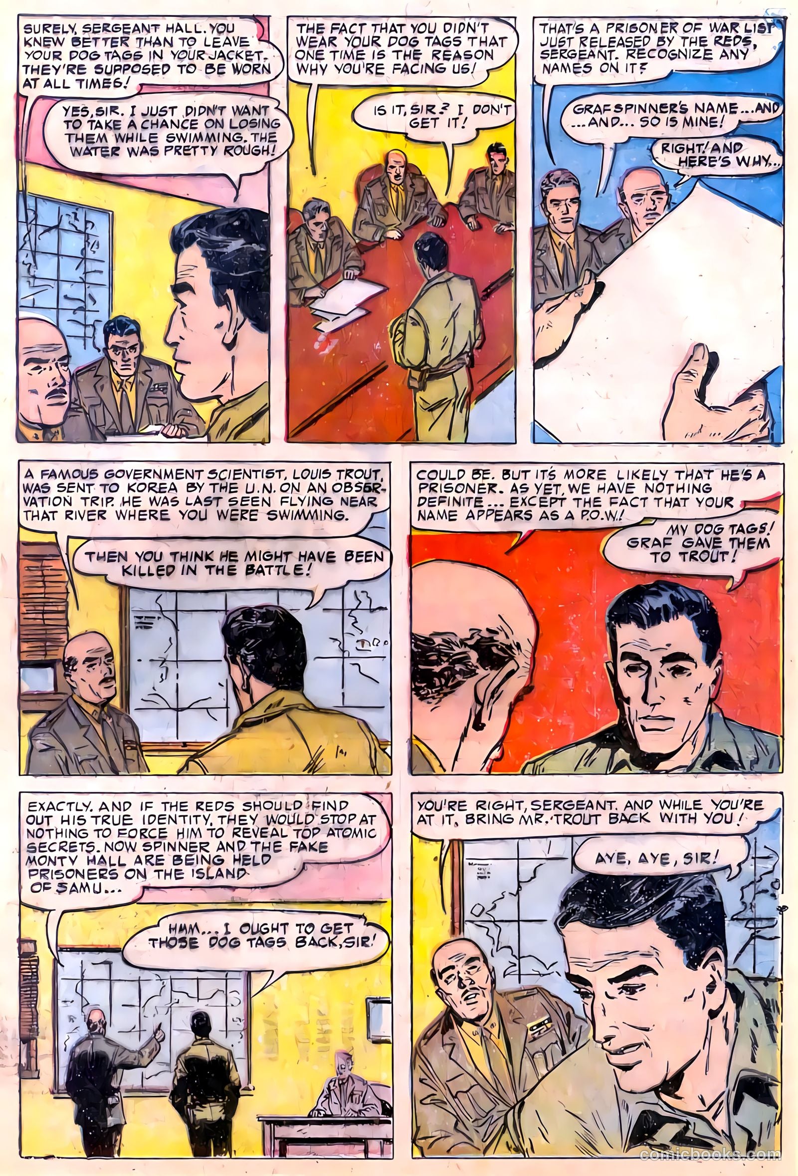 Monty Hall of the U.S. Marines #11 (1953) — page 20