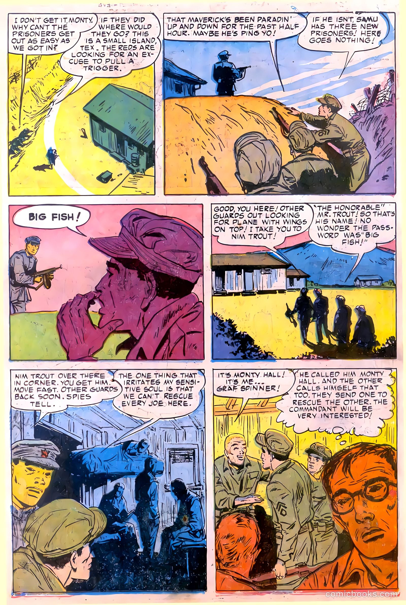Monty Hall of the U.S. Marines #11 (1953) — page 22