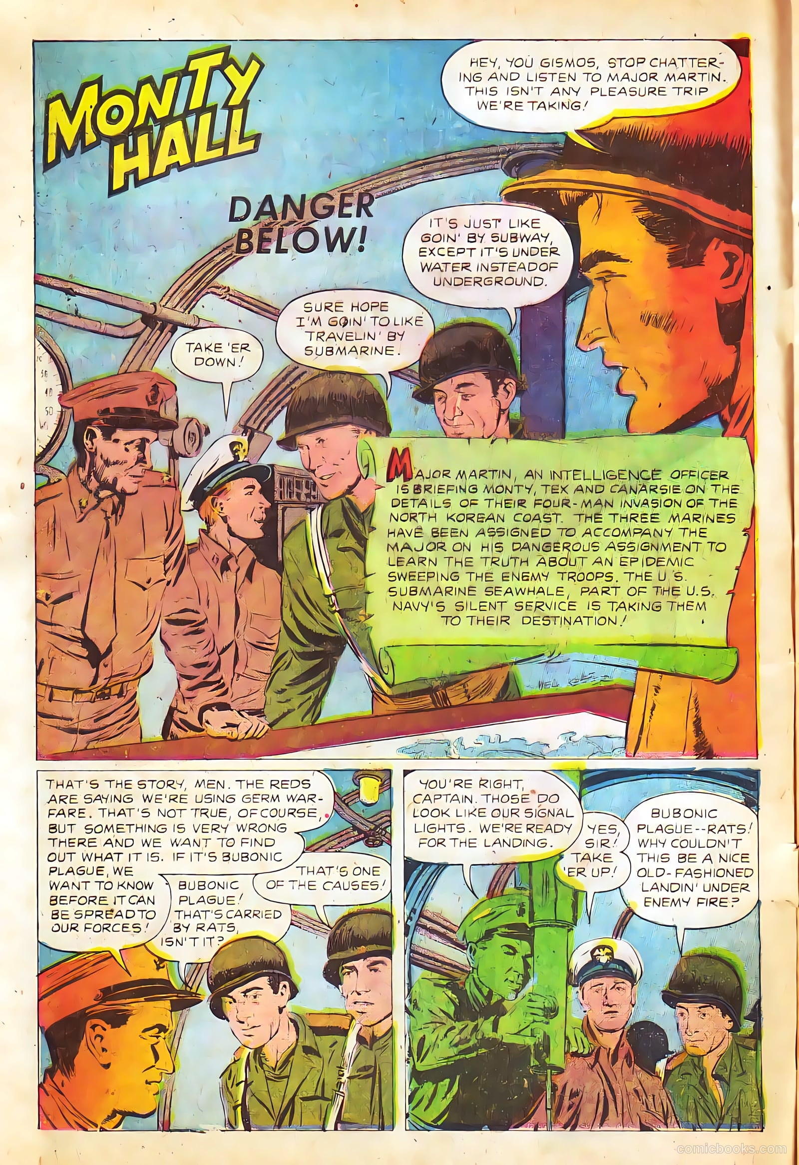Monty Hall of the U.S. Marines #3 (1951) — page 4