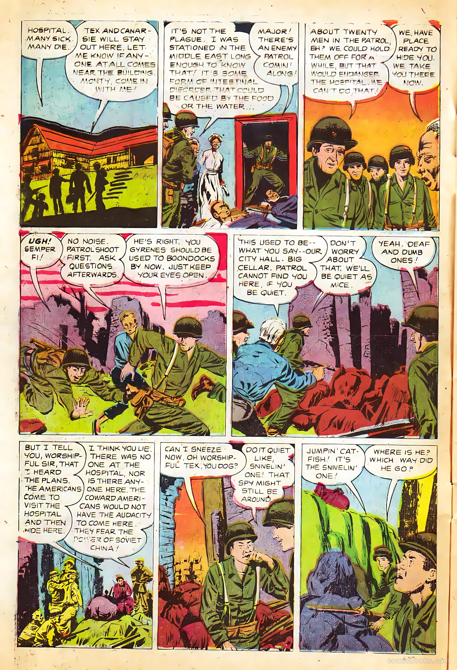Monty Hall of the U.S. Marines #3 (1951) — page 6
