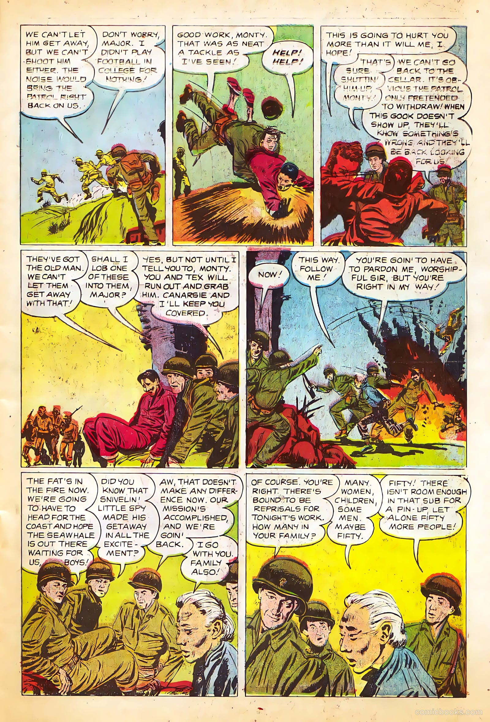 Monty Hall of the U.S. Marines #3 (1951) — page 7