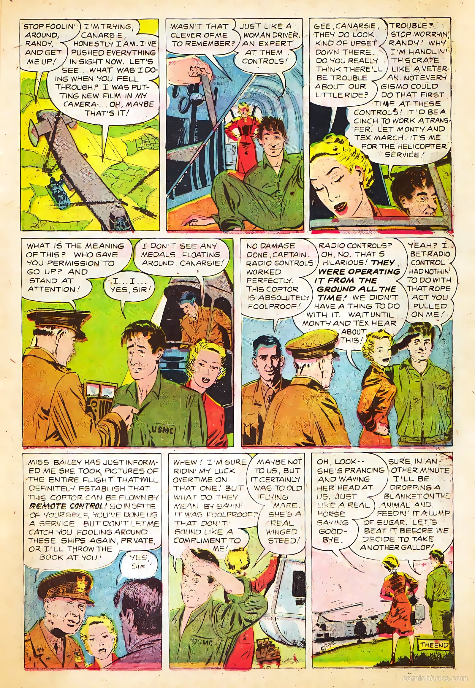 Monty Hall of the U.S. Marines #3 (1951) — page 15