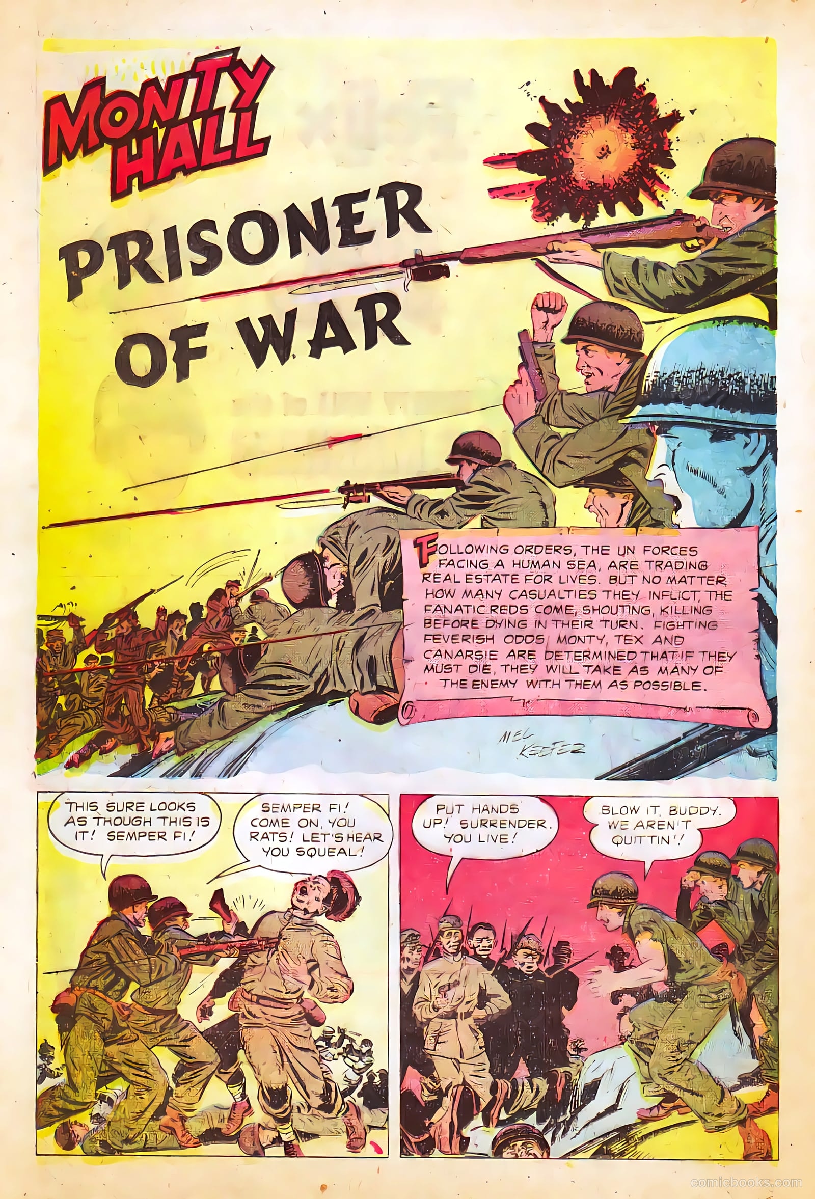 Monty Hall of the U.S. Marines #3 (1951) — page 20