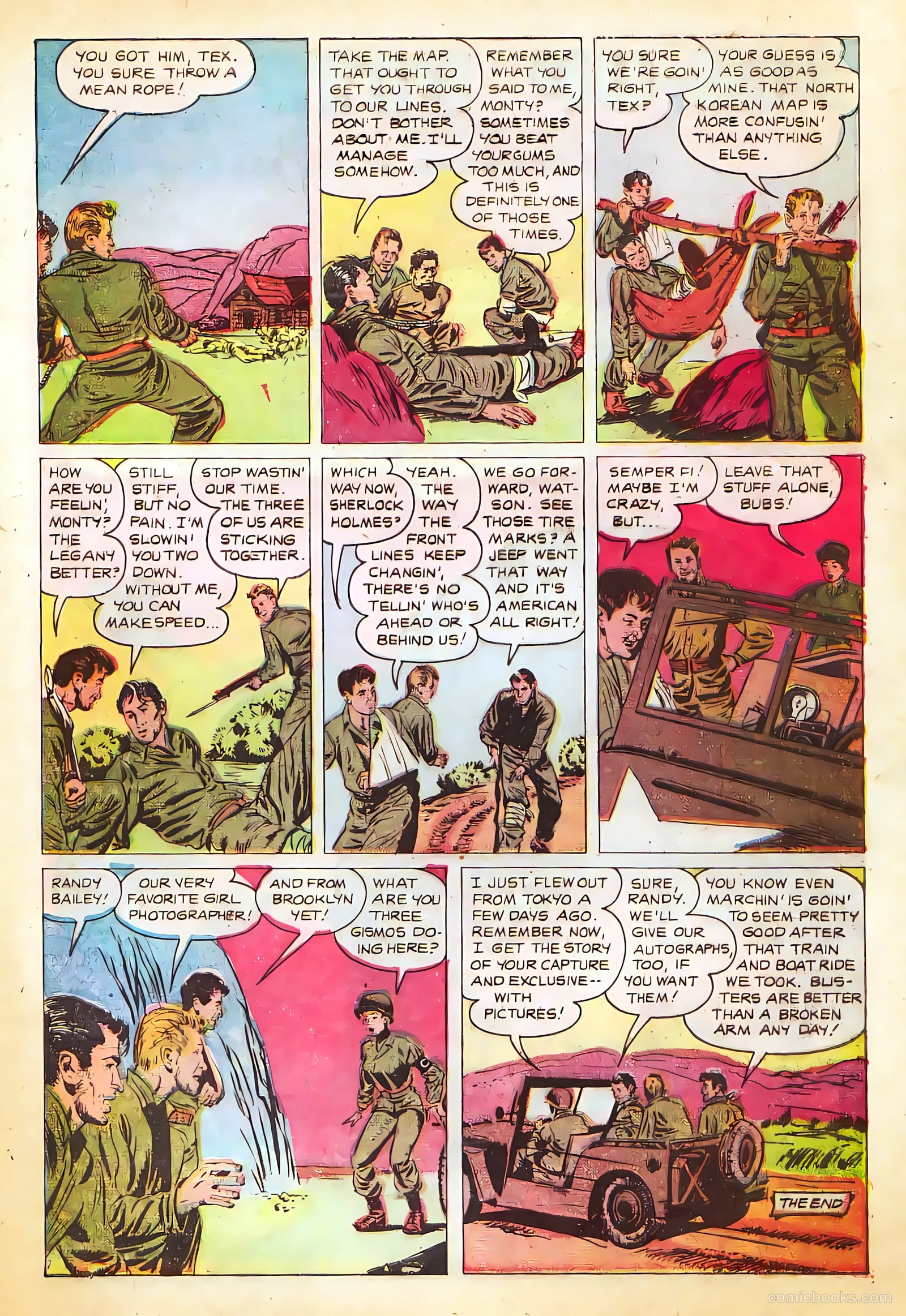 Monty Hall of the U.S. Marines #3 (1951) — page 29