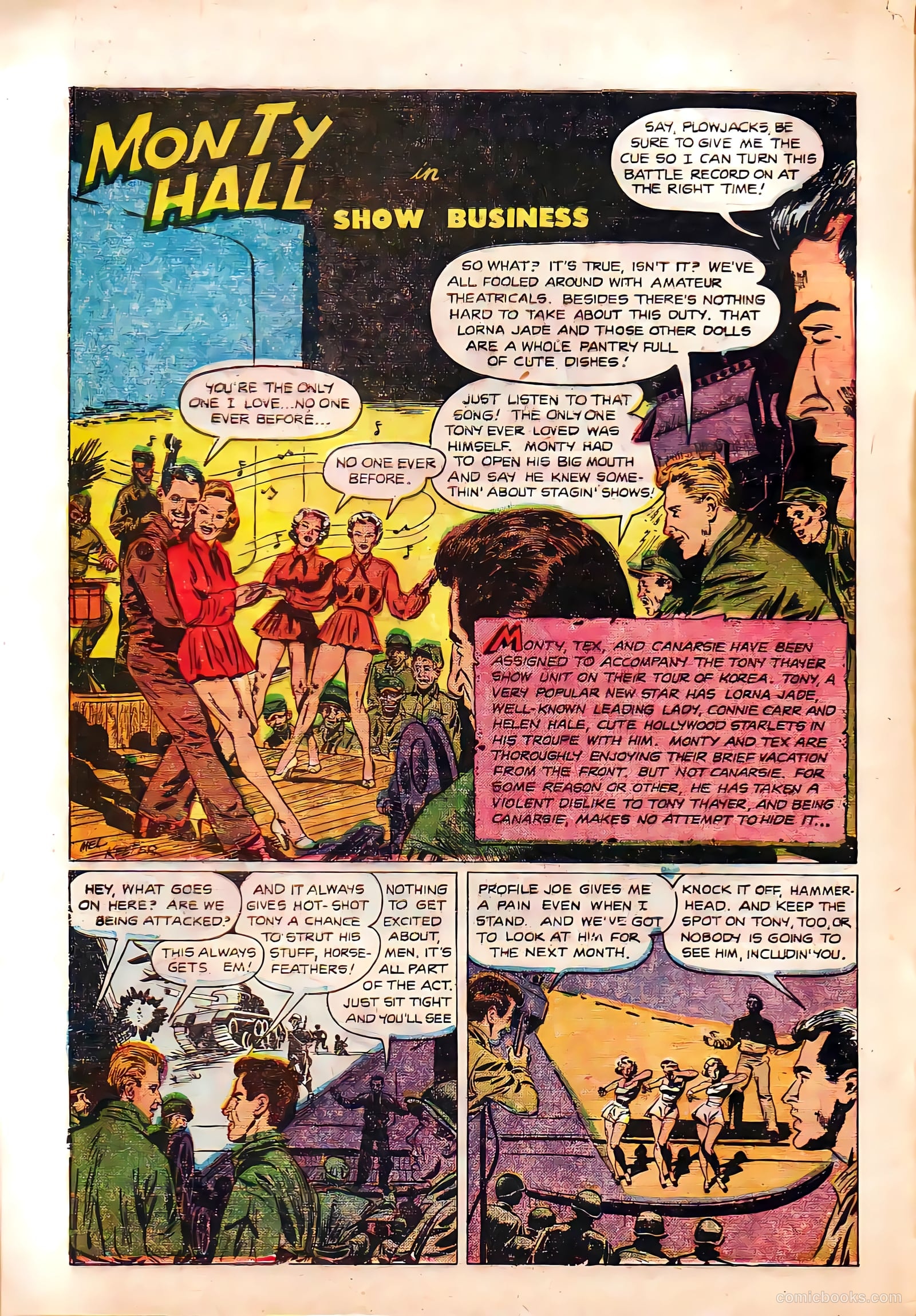 Monty Hall of the U.S. Marines #4 (1952) — page 4