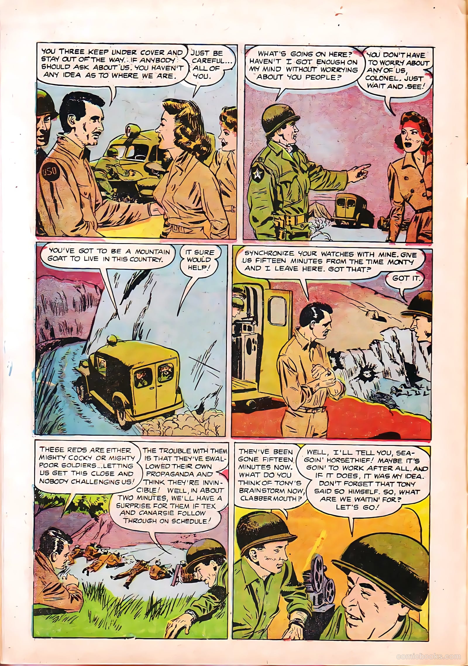 Monty Hall of the U.S. Marines #4 (1952) — page 10