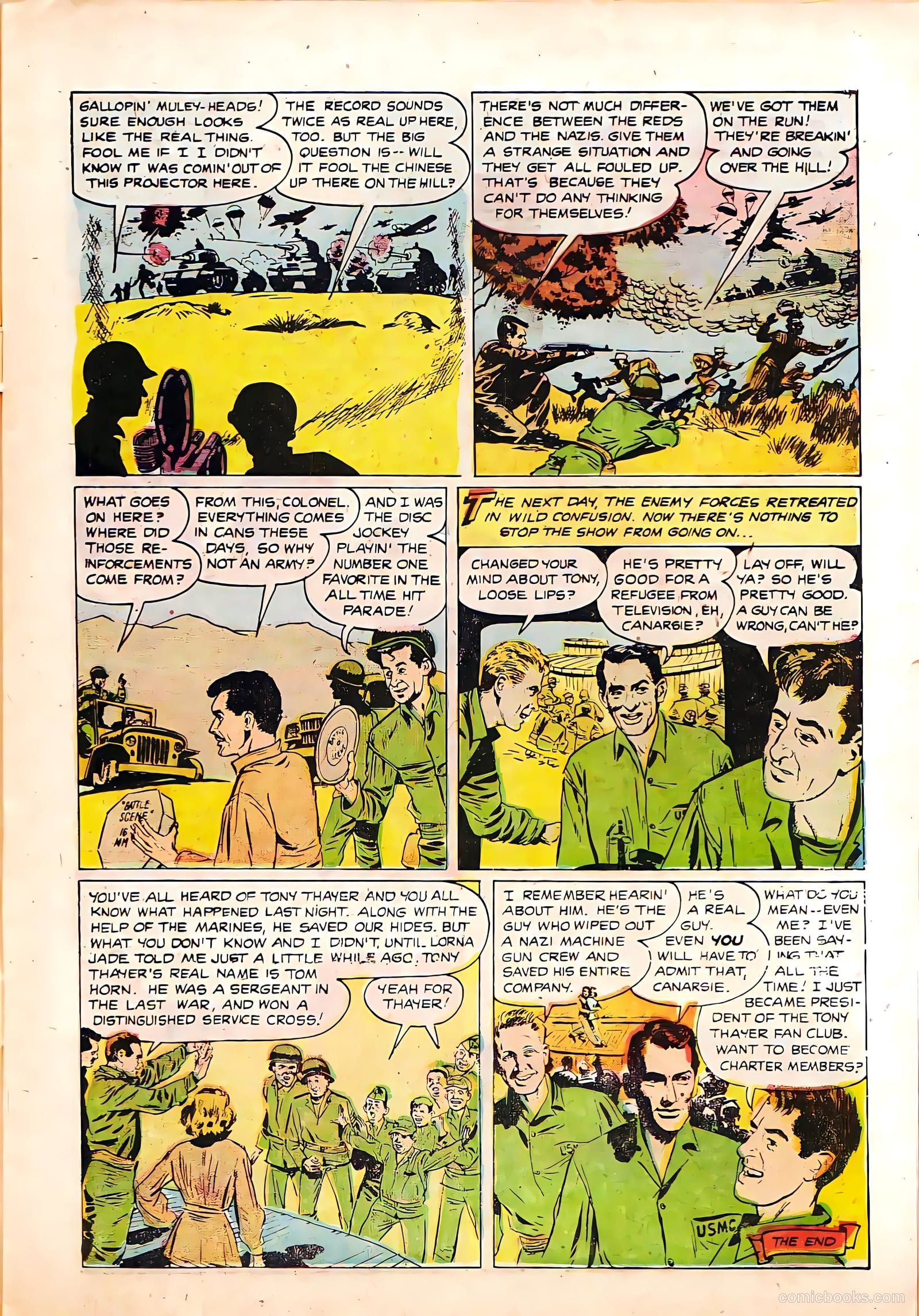 Monty Hall of the U.S. Marines #4 (1952) — page 11