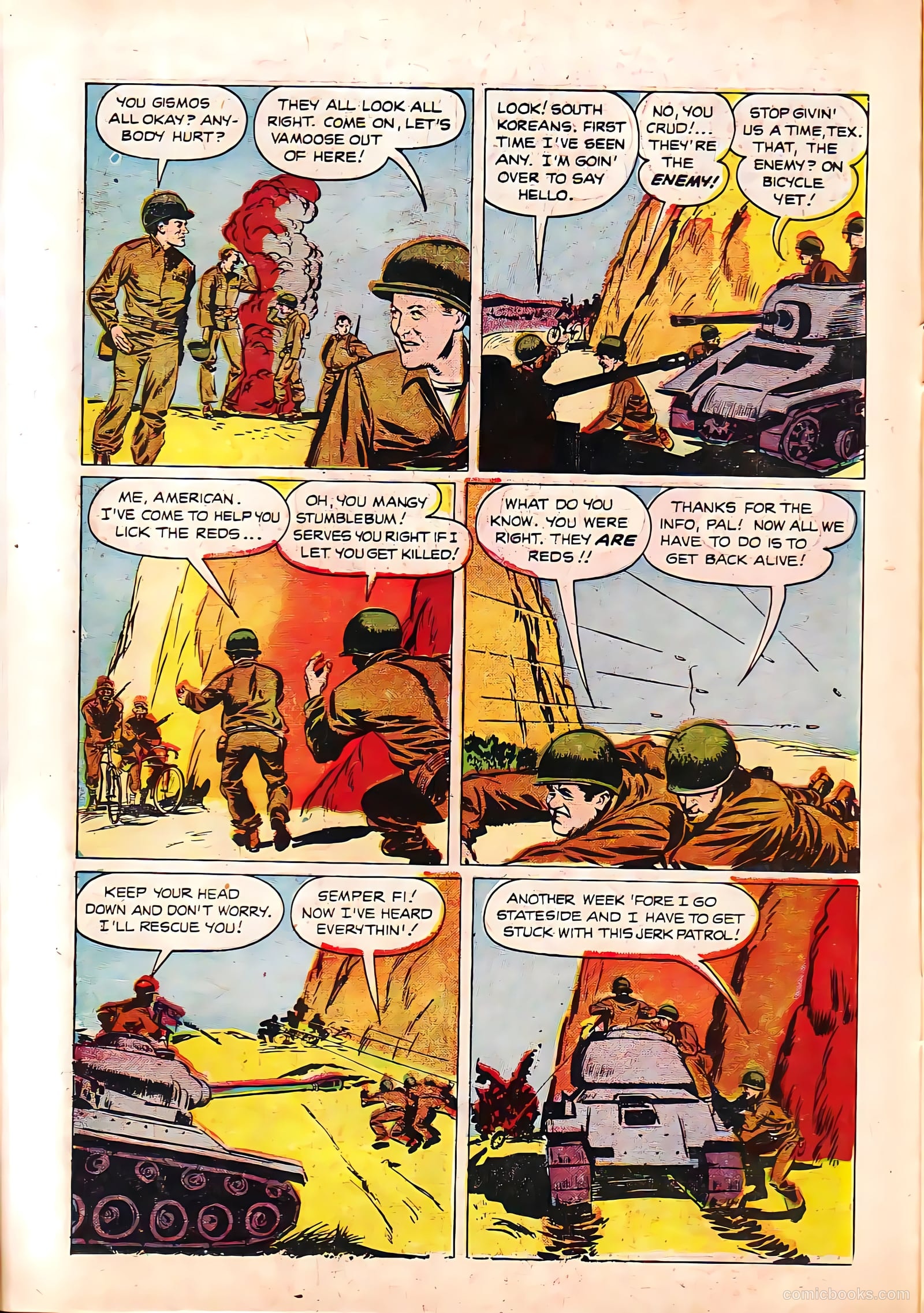 Monty Hall of the U.S. Marines #4 (1952) — page 14