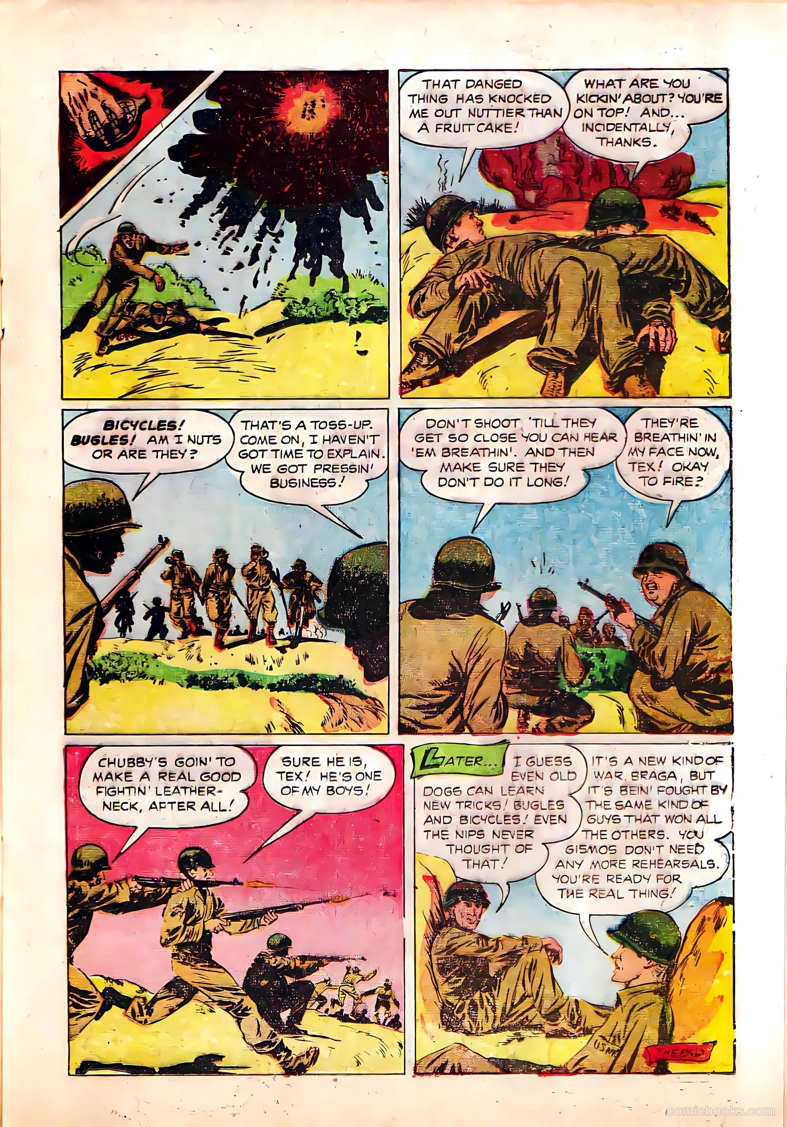 Monty Hall of the U.S. Marines #4 (1952) — page 17