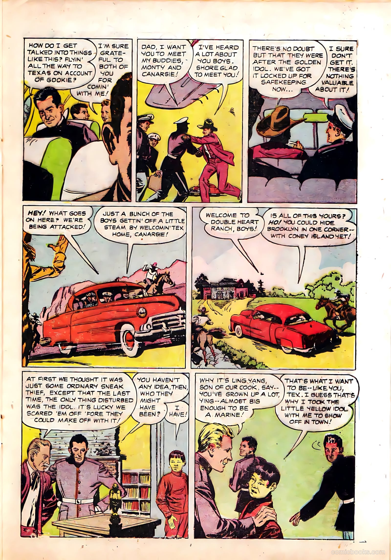 Monty Hall of the U.S. Marines #4 (1952) — page 21