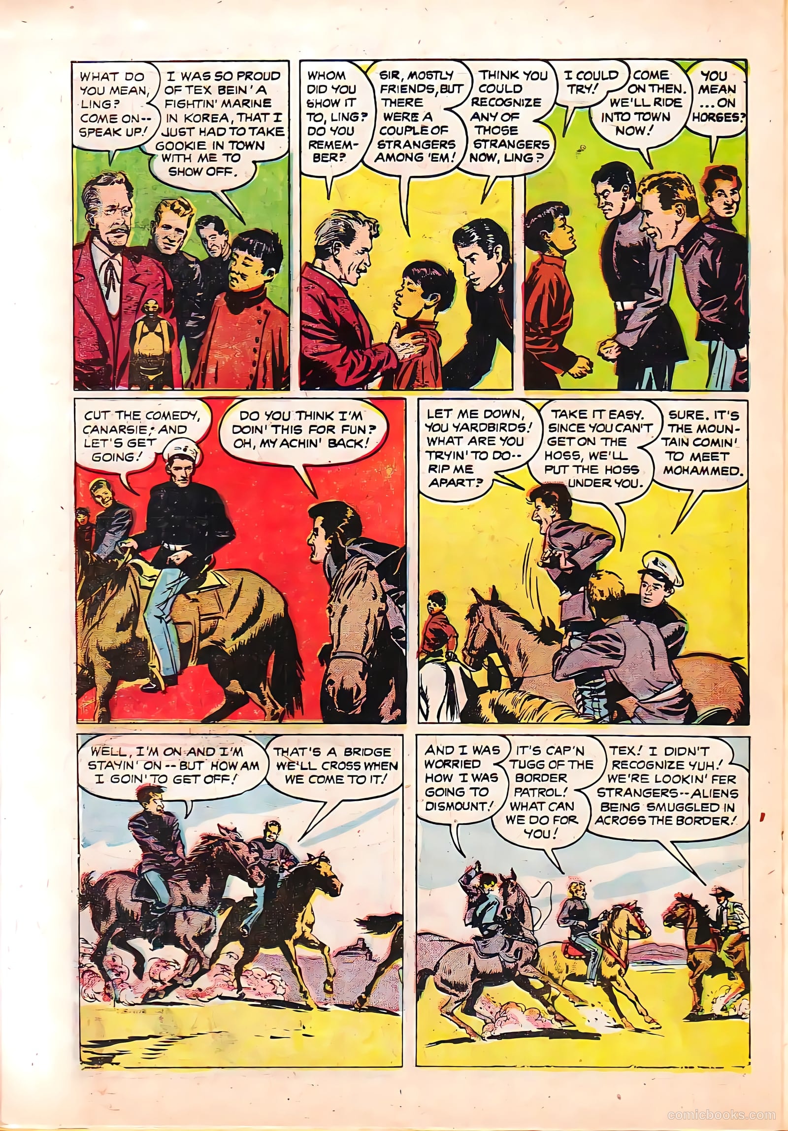 Monty Hall of the U.S. Marines #4 (1952) — page 22