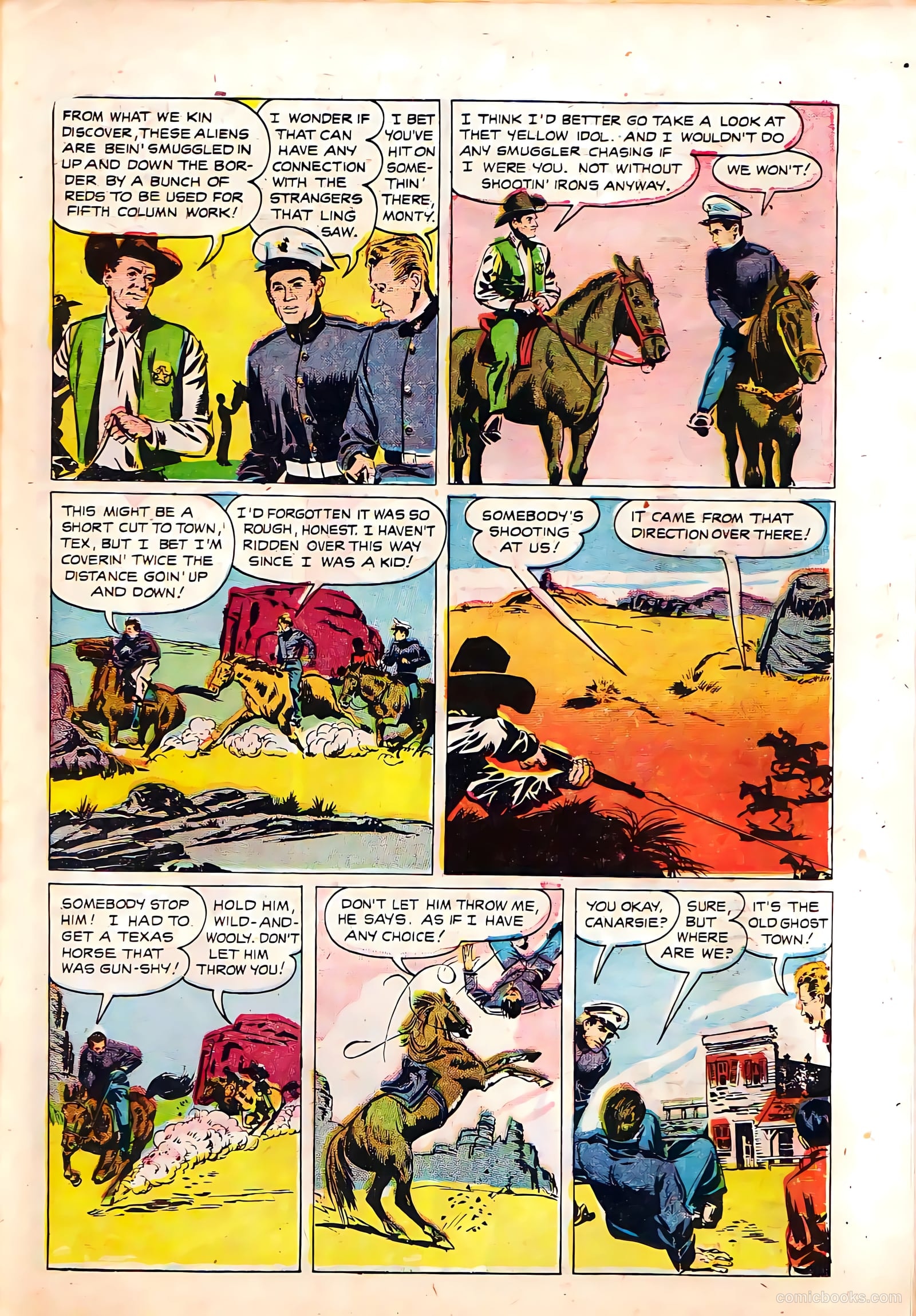 Monty Hall of the U.S. Marines #4 (1952) — page 23