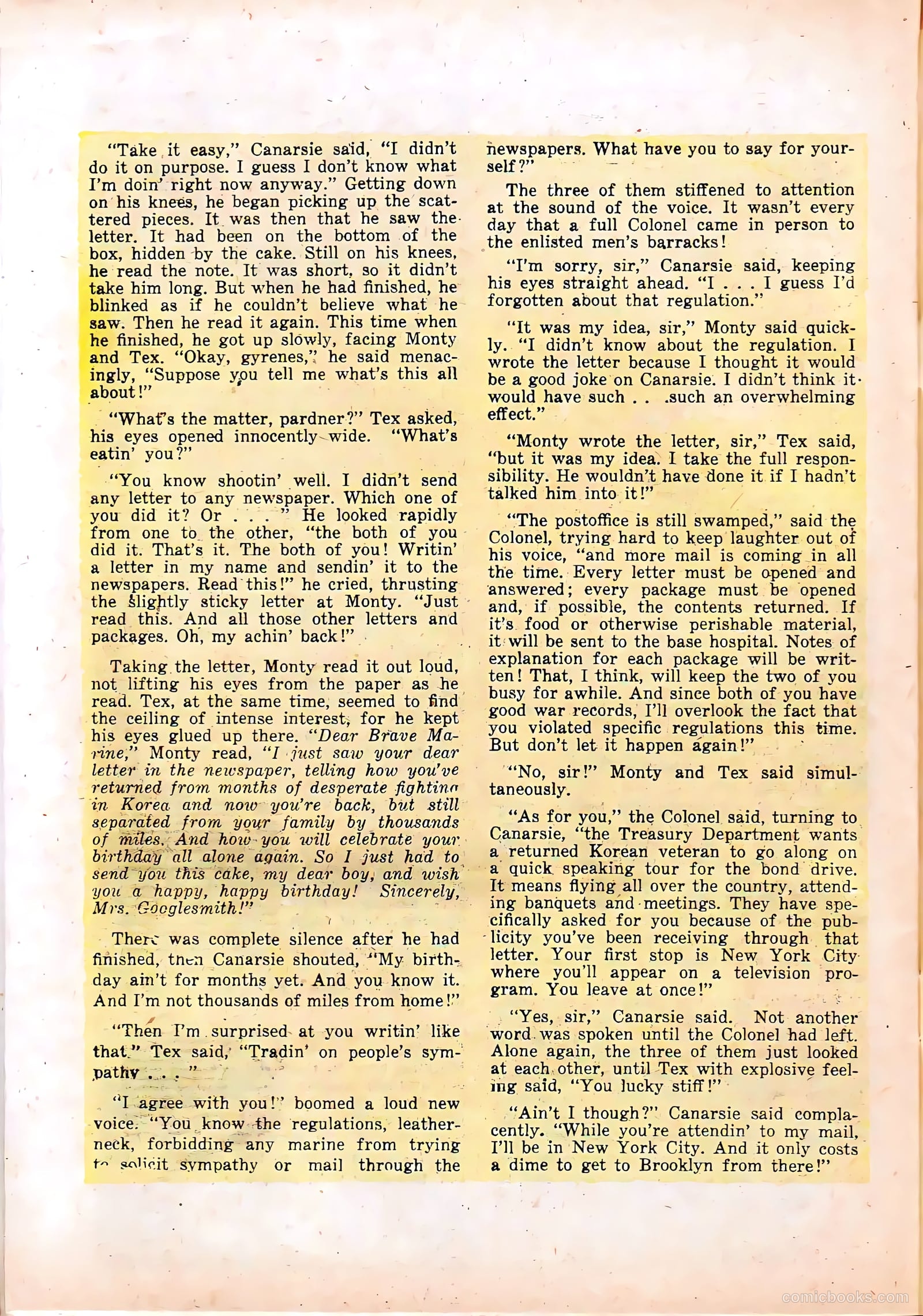 Monty Hall of the U.S. Marines #4 (1952) — page 30