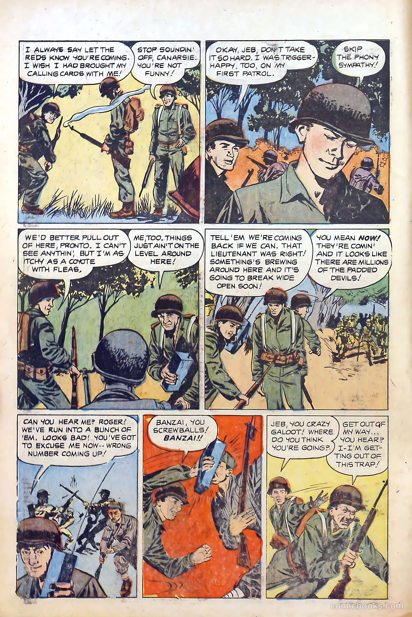 Monty Hall of the U.S. Marines #5 (1952) — page 6 of 36