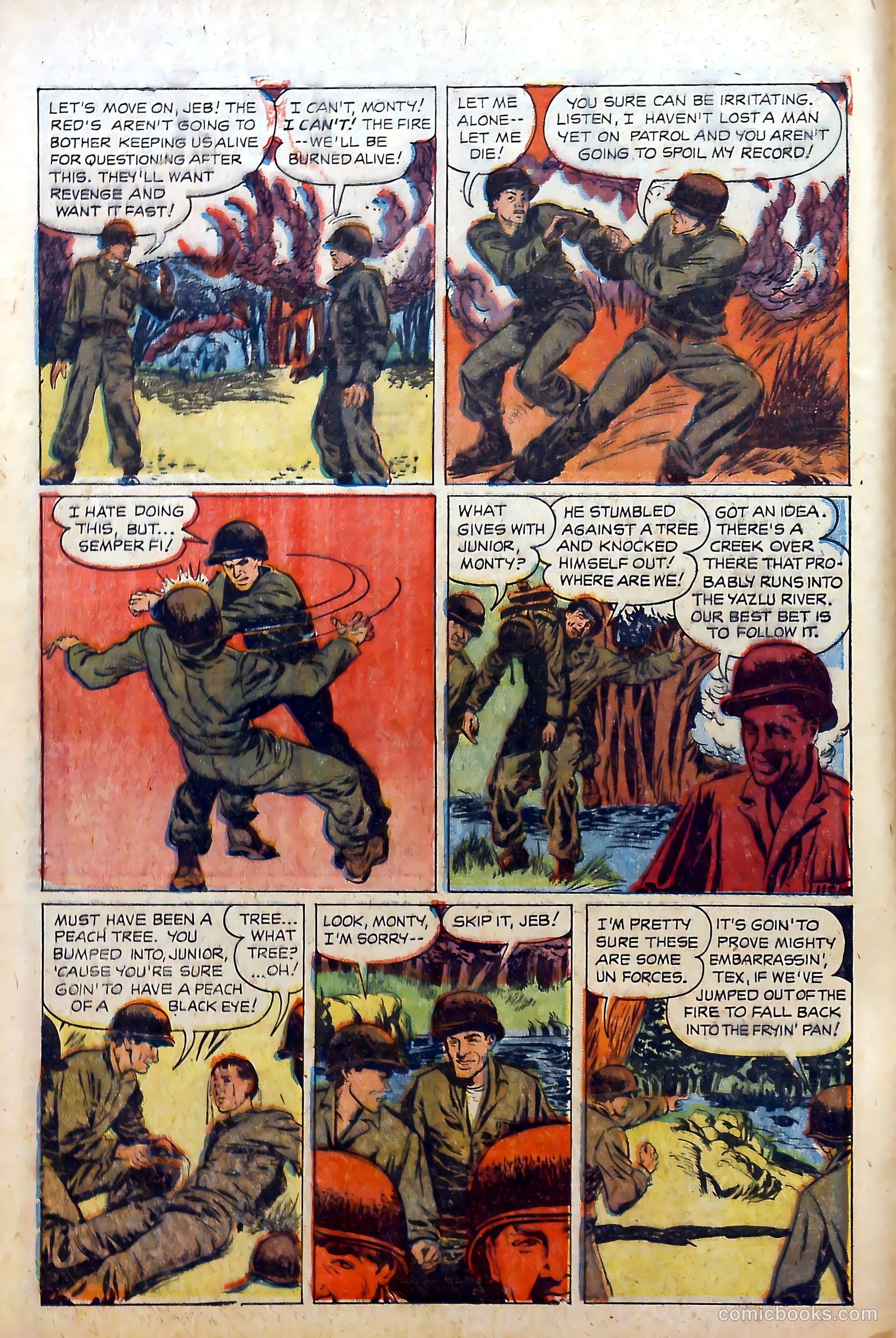 Monty Hall of the U.S. Marines #5 (1952) — page 8 of 36