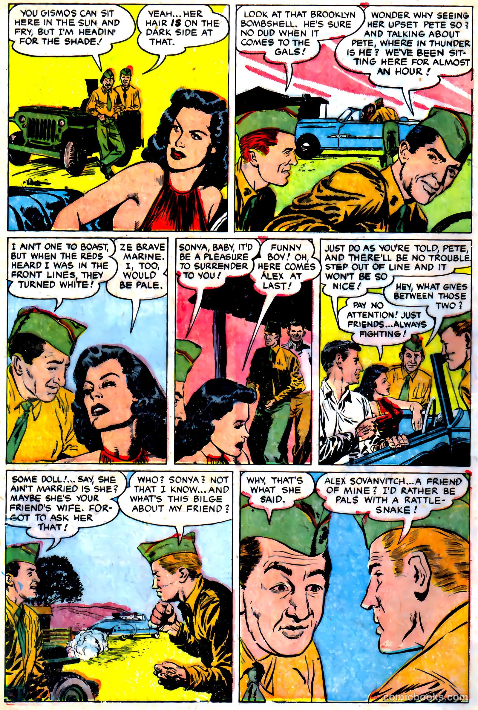 Monty Hall of the U.S. Marines #7 (1952) — page 4