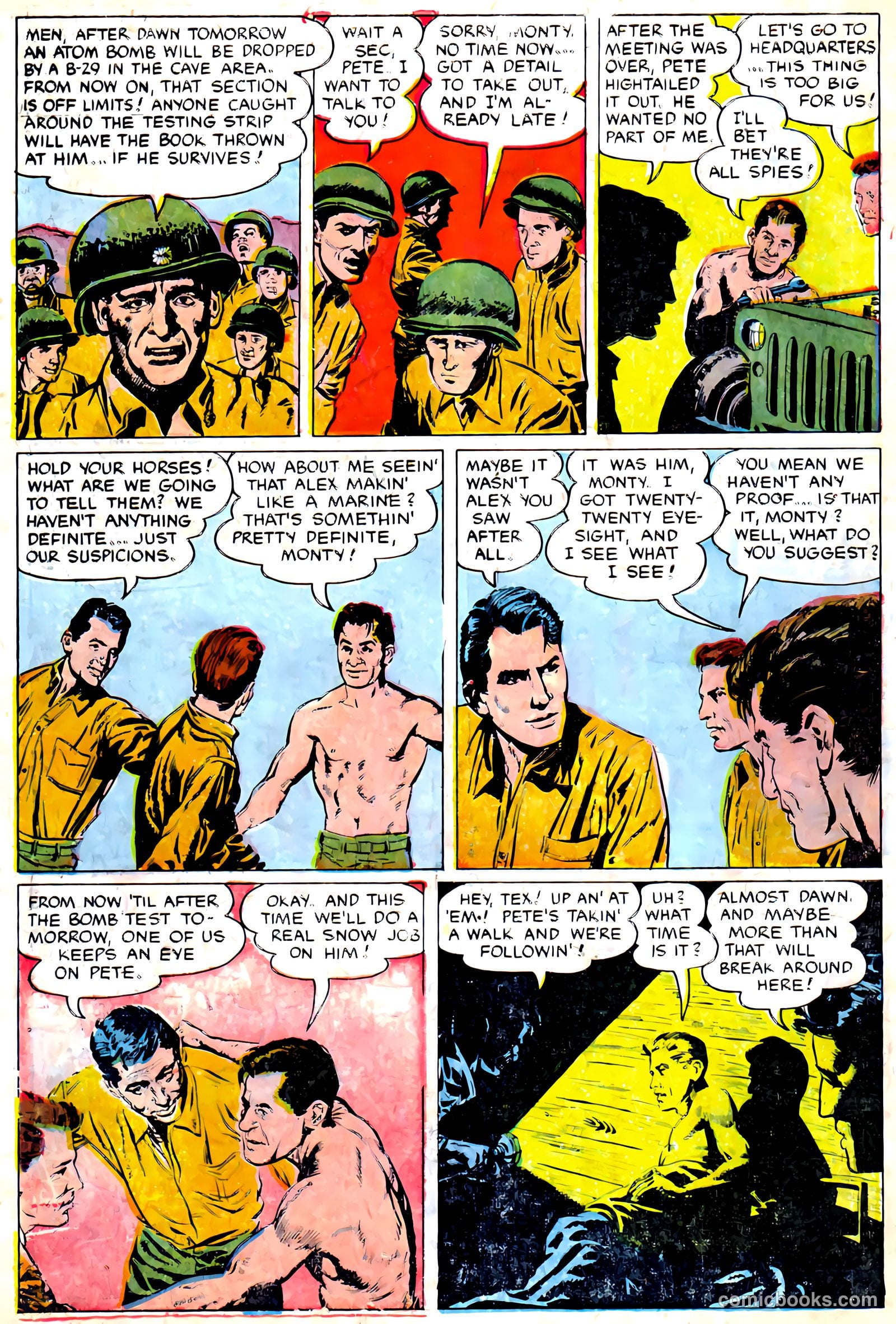 Monty Hall of the U.S. Marines #7 (1952) — page 6