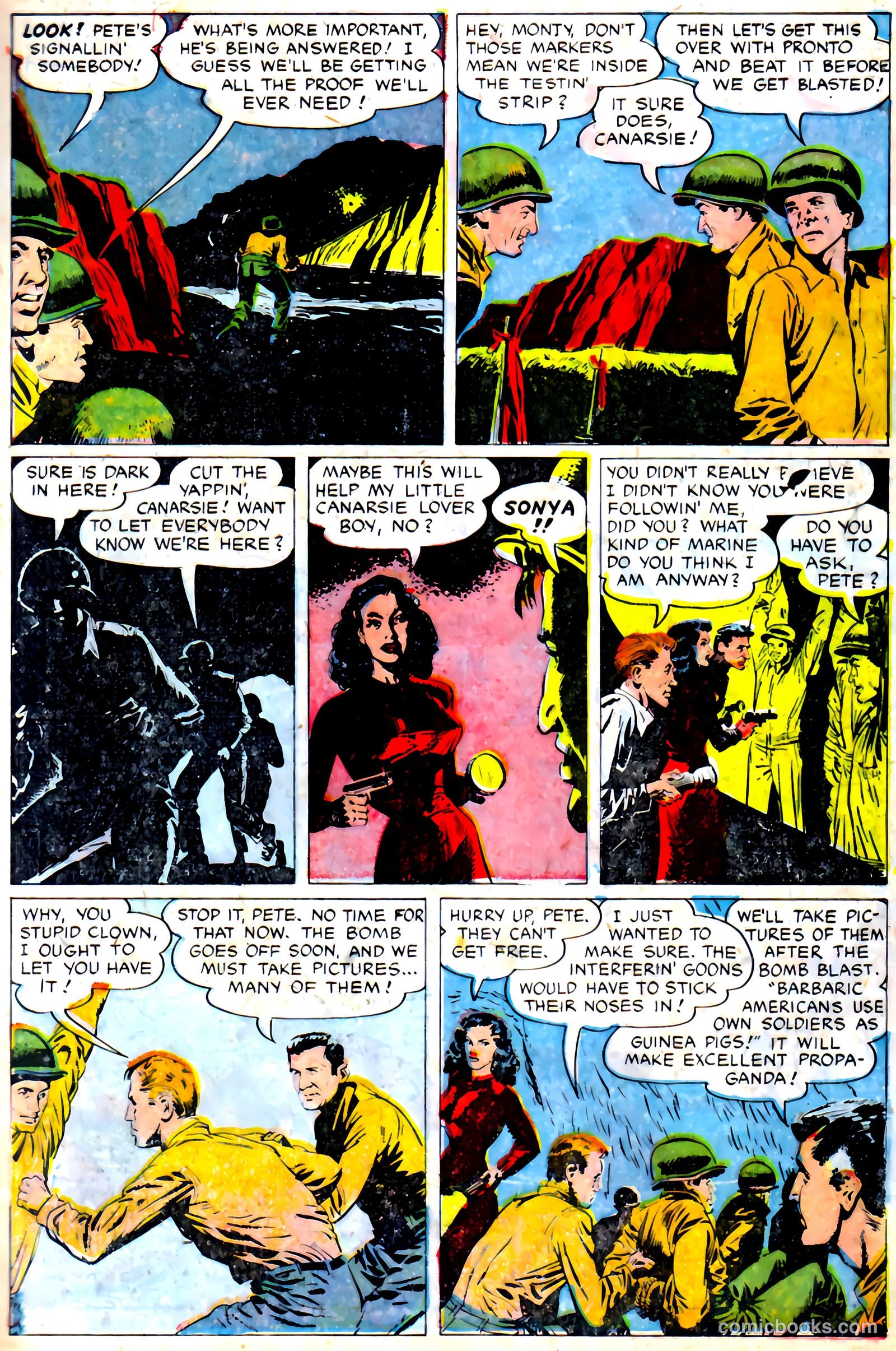 Monty Hall of the U.S. Marines #7 (1952) — page 7