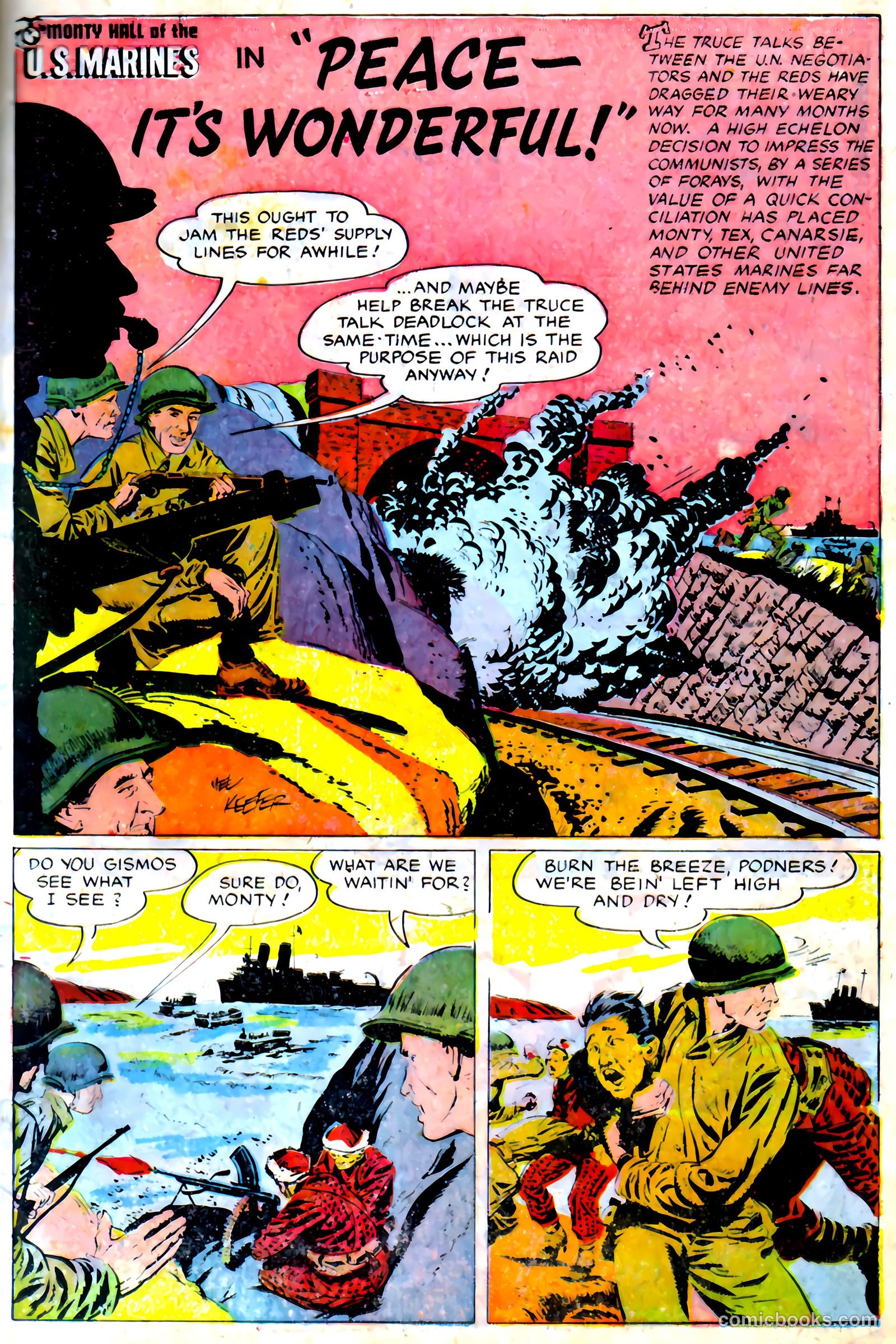 Monty Hall of the U.S. Marines #7 (1952) — page 11