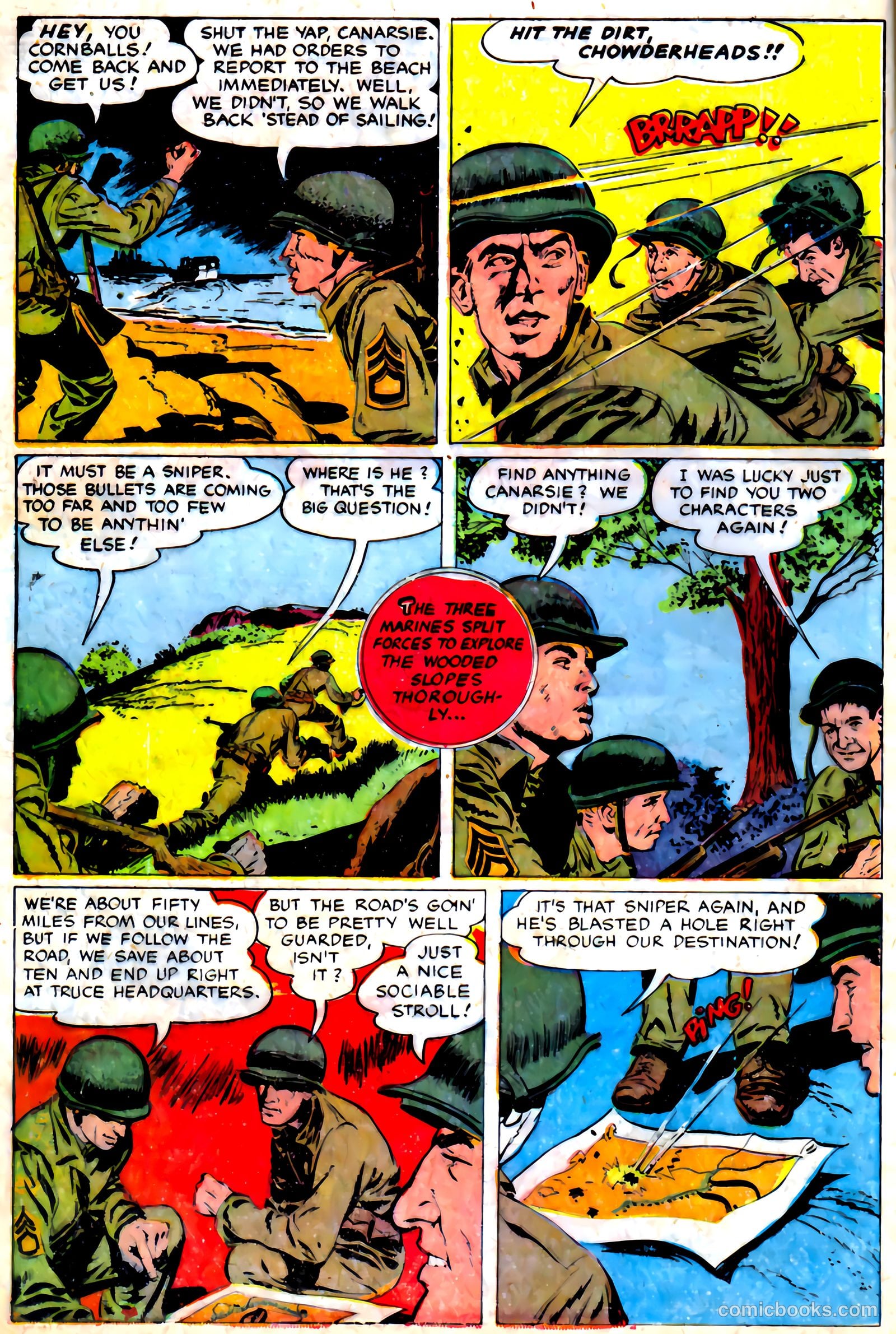 Monty Hall of the U.S. Marines #7 (1952) — page 12