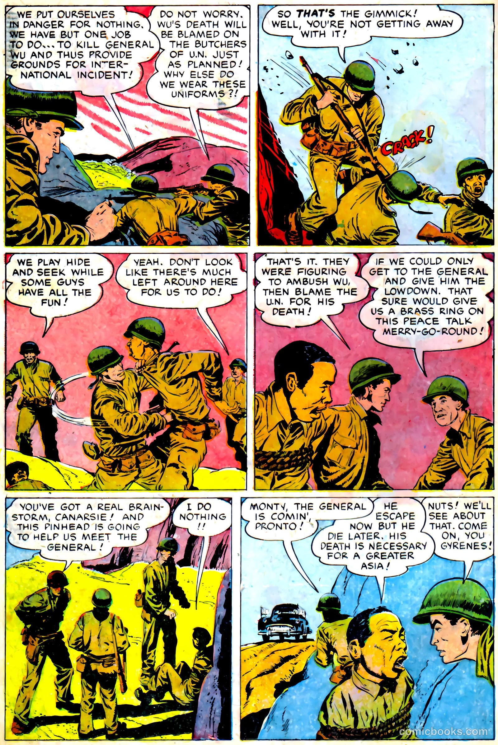 Monty Hall of the U.S. Marines #7 (1952) — page 14