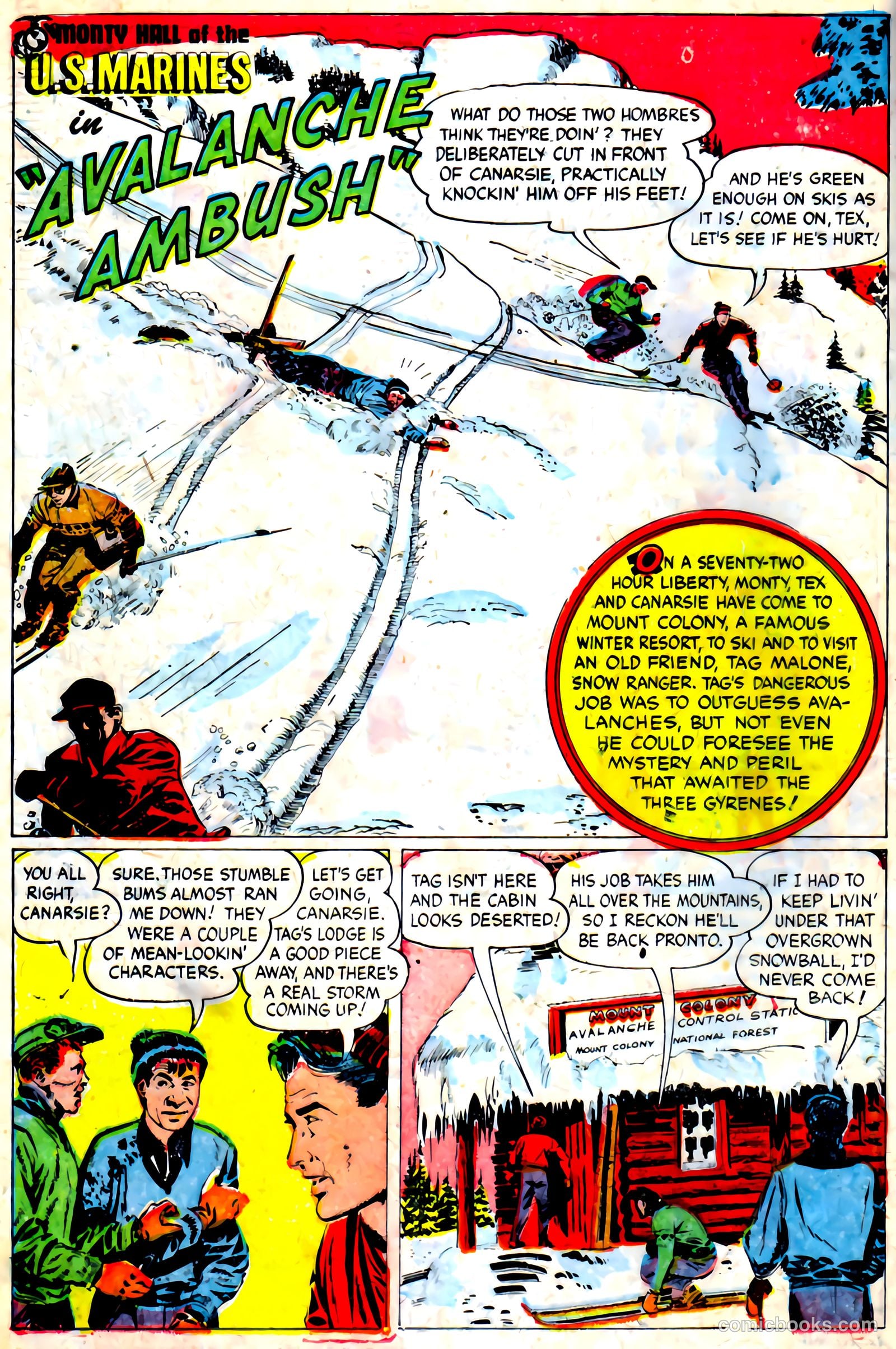 Monty Hall of the U.S. Marines #7 (1952) — page 18