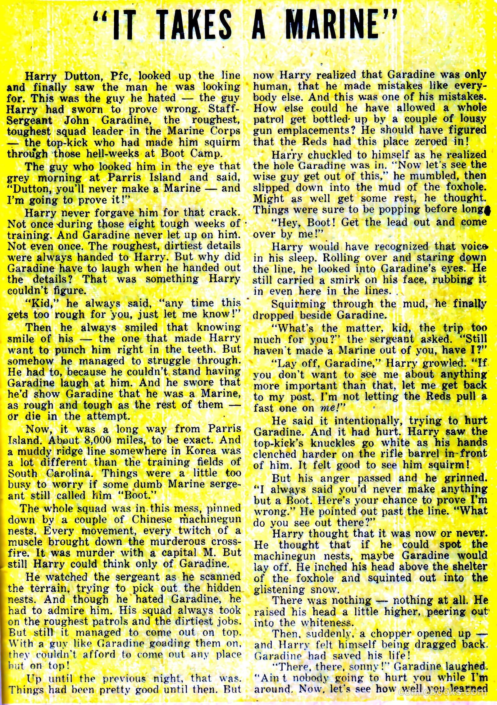 Monty Hall of the U.S. Marines #7 (1952) — page 25