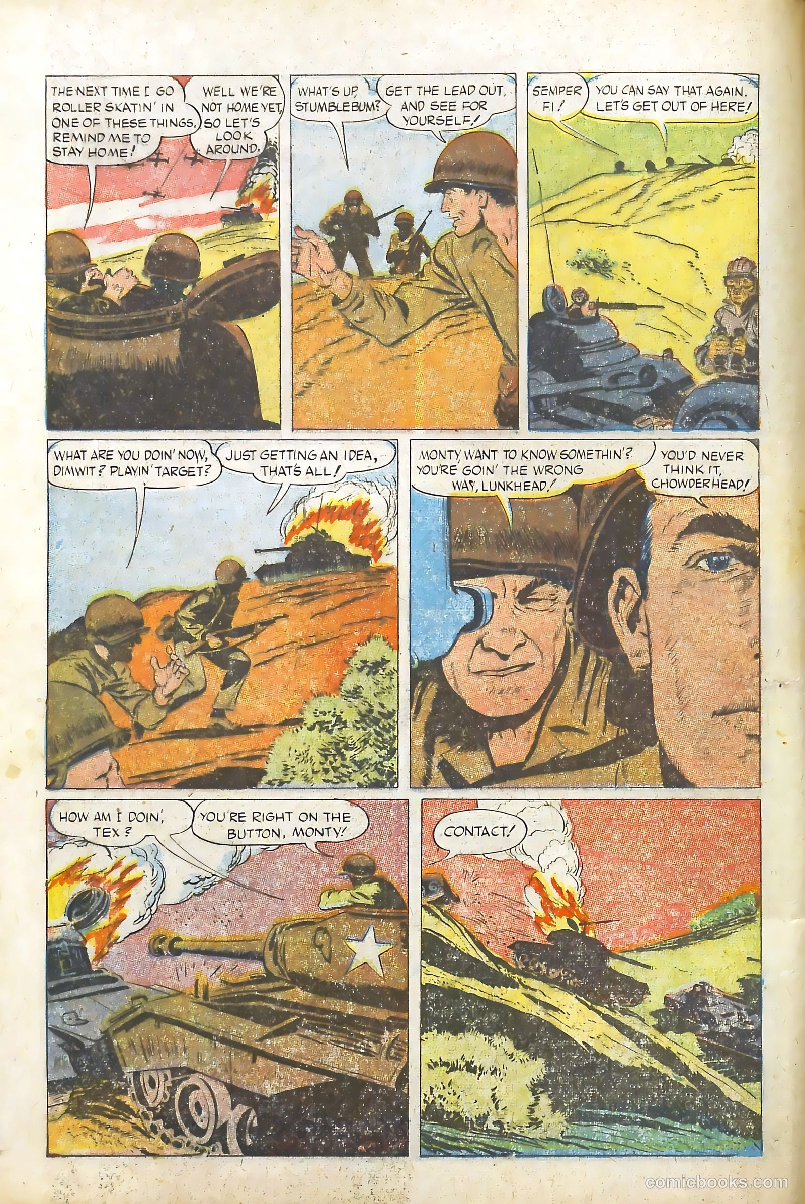 Monty Hall of the U.S. Marines #8 (1952) — page 8 of 36