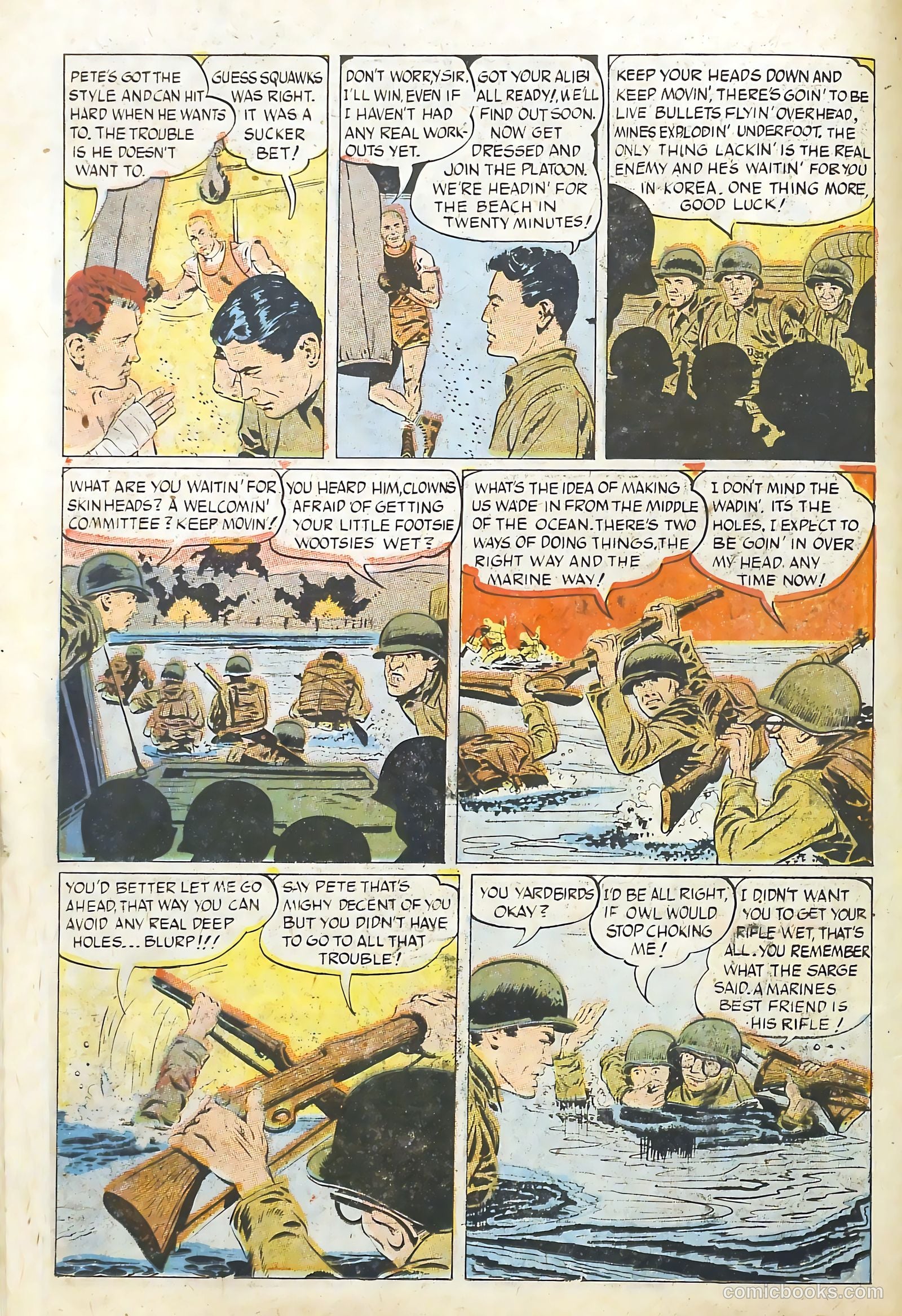Monty Hall of the U.S. Marines #8 (1952) — page 14 of 36