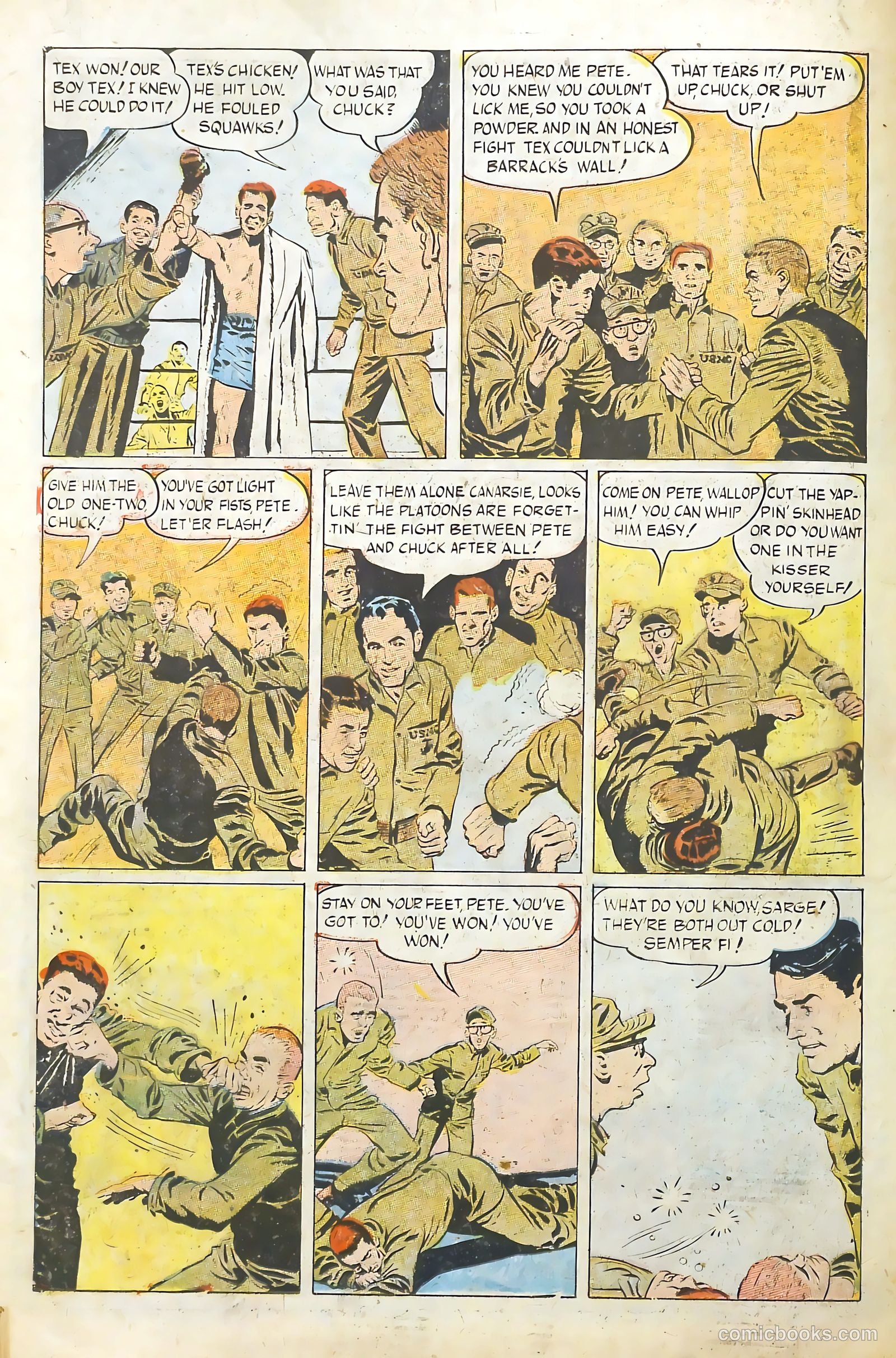 Monty Hall of the U.S. Marines #8 (1952) — page 18 of 36