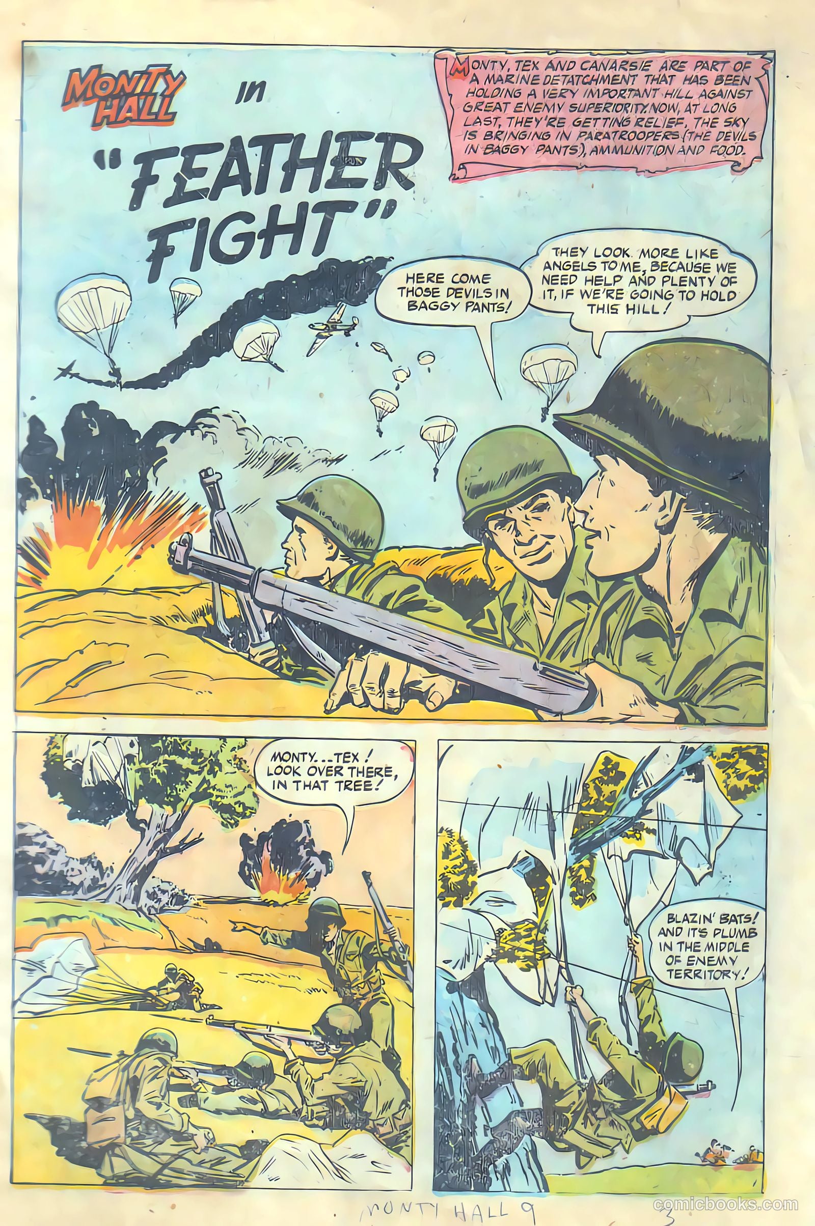 Monty Hall of the U.S. Marines #9 (1952) — page 3
