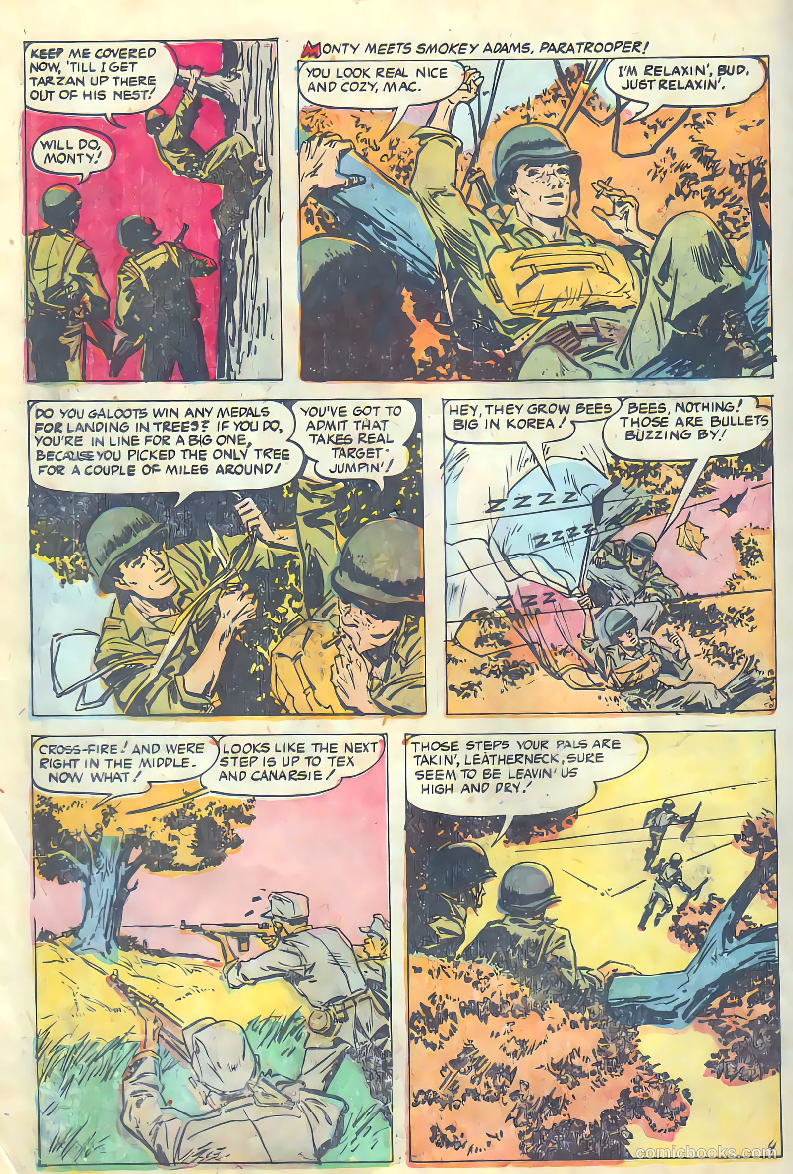 Monty Hall of the U.S. Marines #9 (1952) — page 6