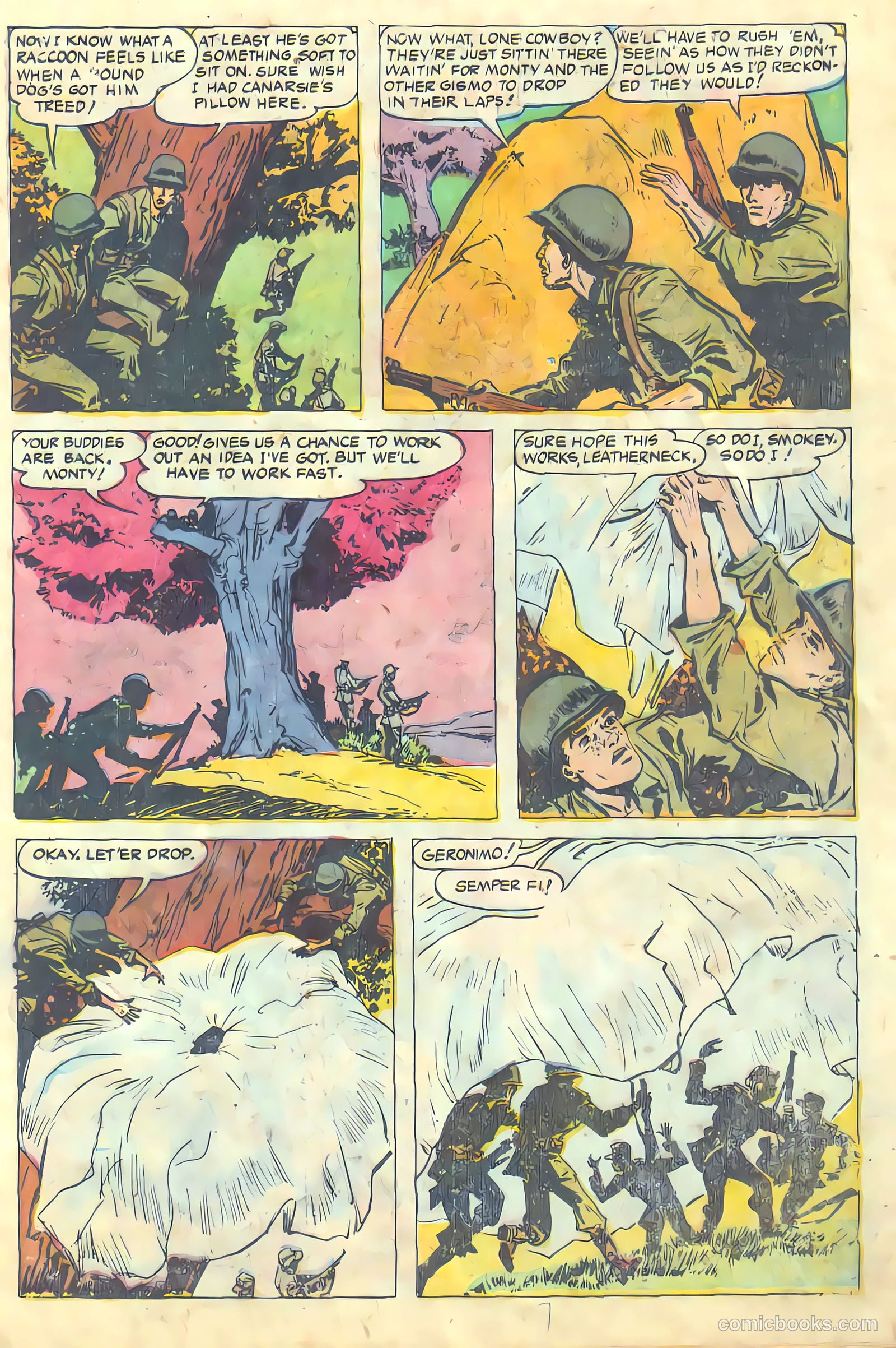 Monty Hall of the U.S. Marines #9 (1952) — page 7