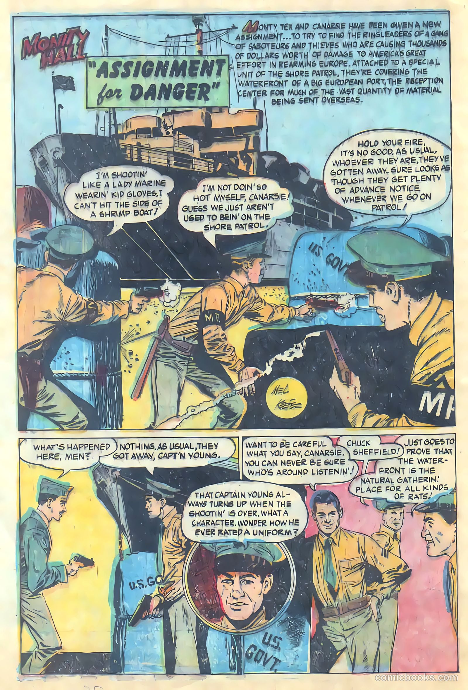 Monty Hall of the U.S. Marines #9 (1952) — page 20