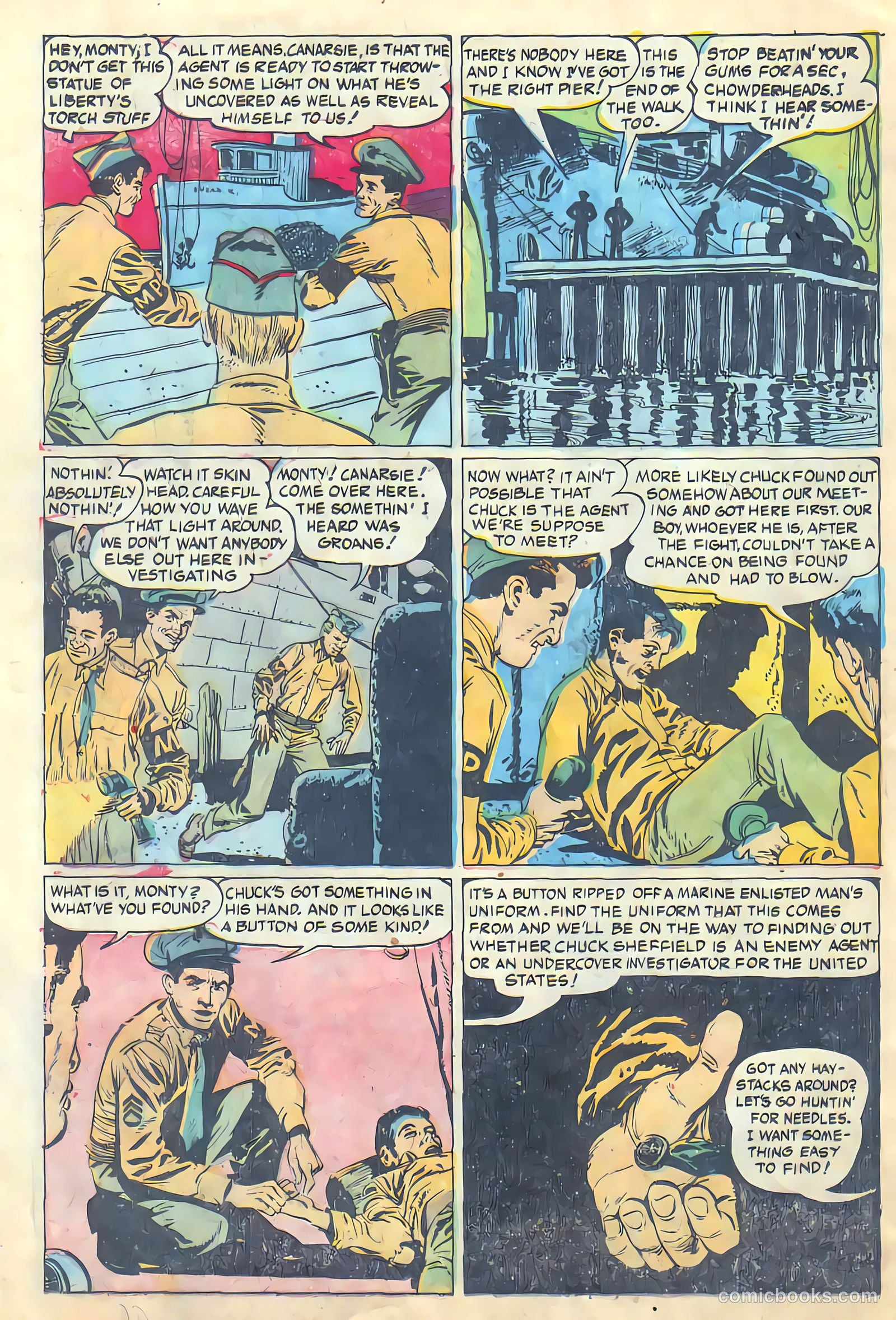 Monty Hall of the U.S. Marines #9 (1952) — page 22